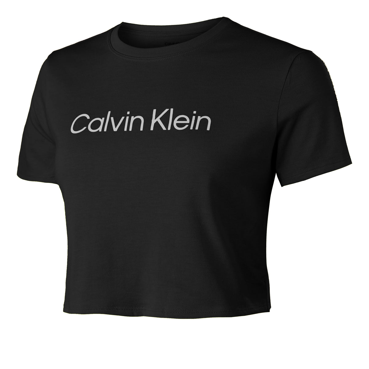 Calvin Klein Cropped Tričko Dámy - černá,
