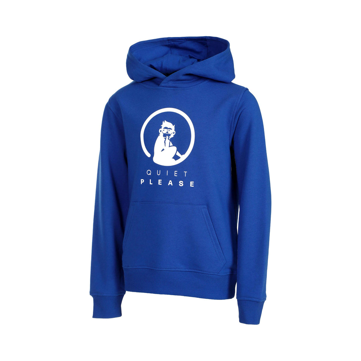 Quiet Please Advantage Logo Hoody Chlapci - modrá,