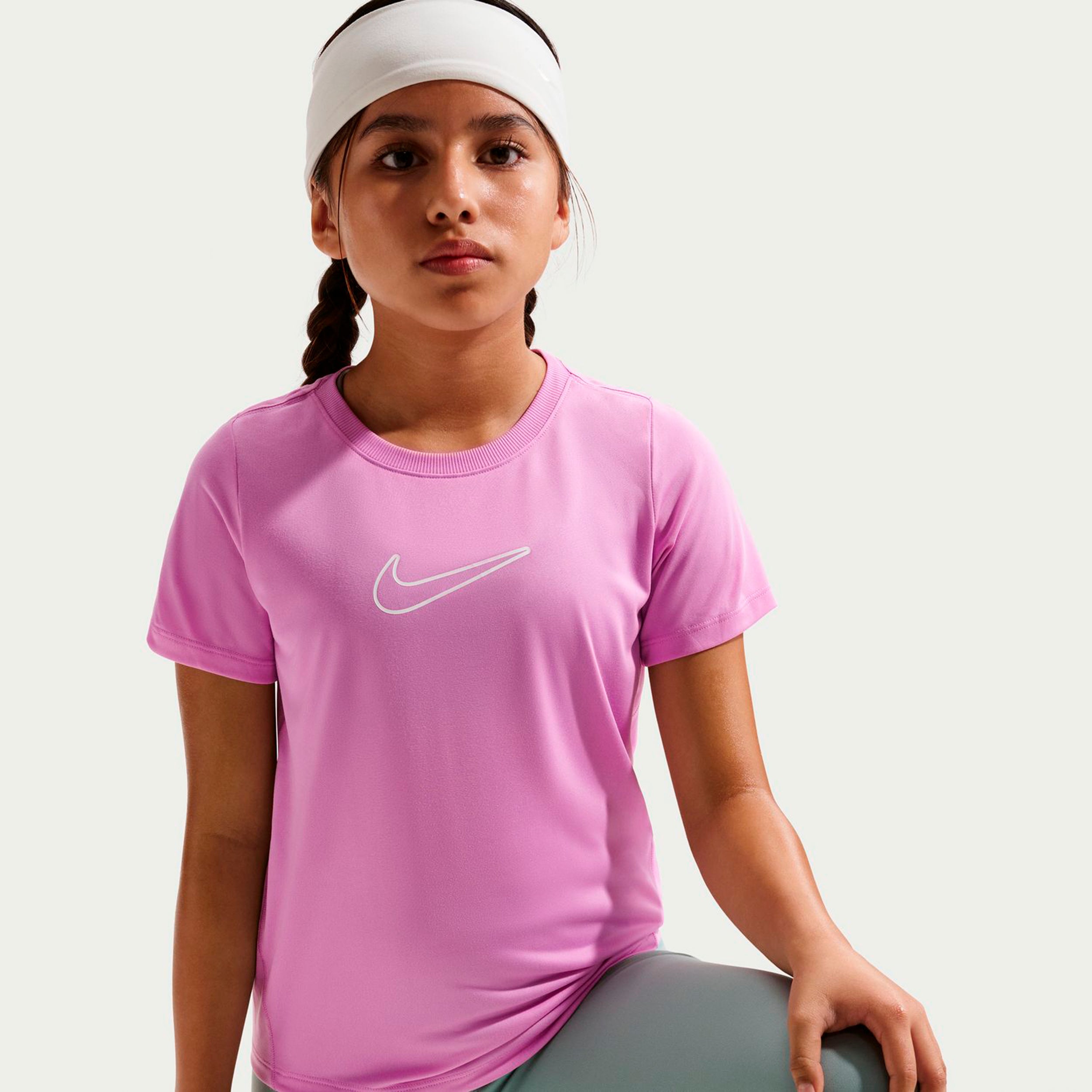 Nike Dri-FIT One Tričko Děti-šeříková