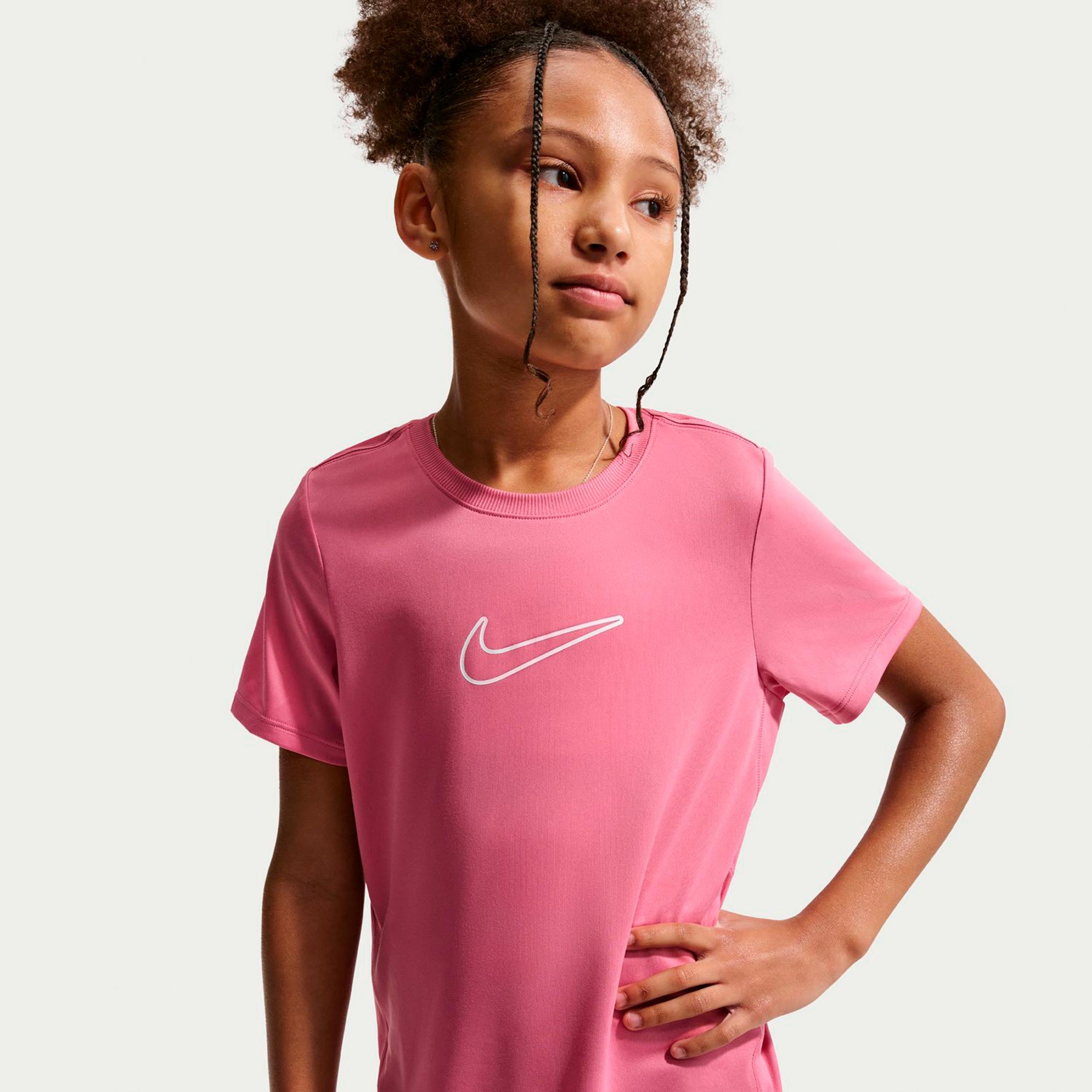 Nike Dri-FIT One Tričko Děti - růžová, bobuľa