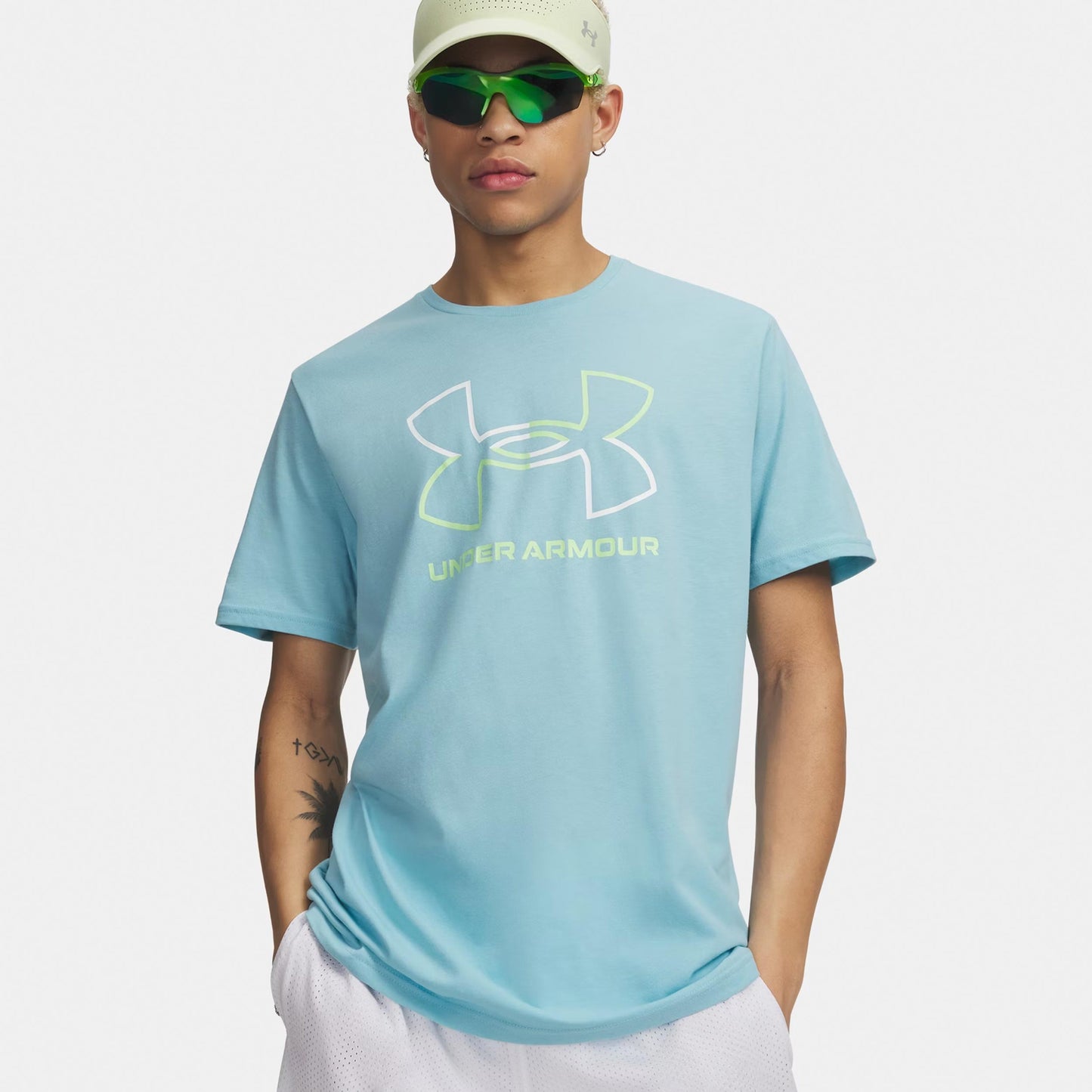 Under Armour Foundation Update Tričko Muži-modrá, bílá