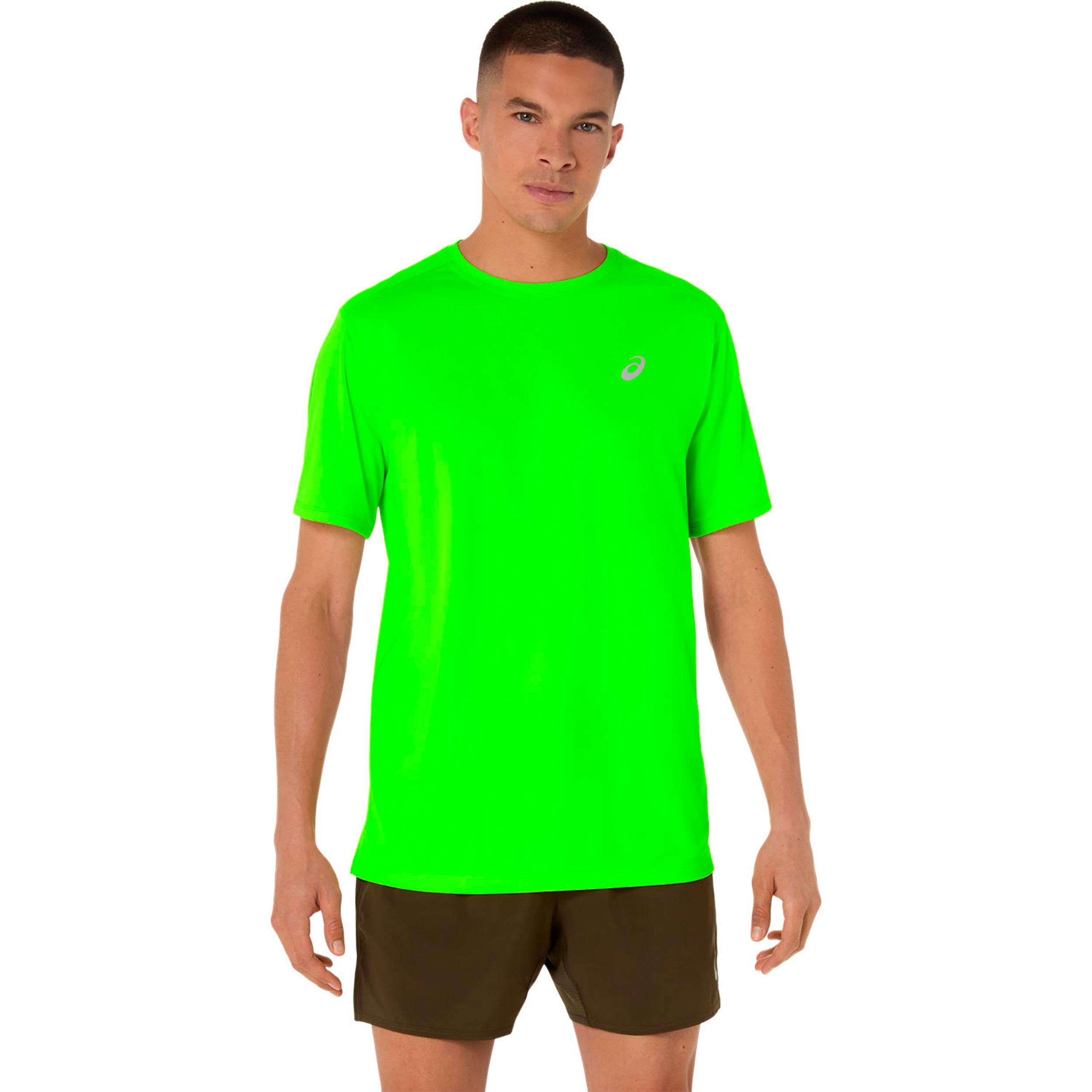 ASICS Core  Bežecké tričko Muži - zelená