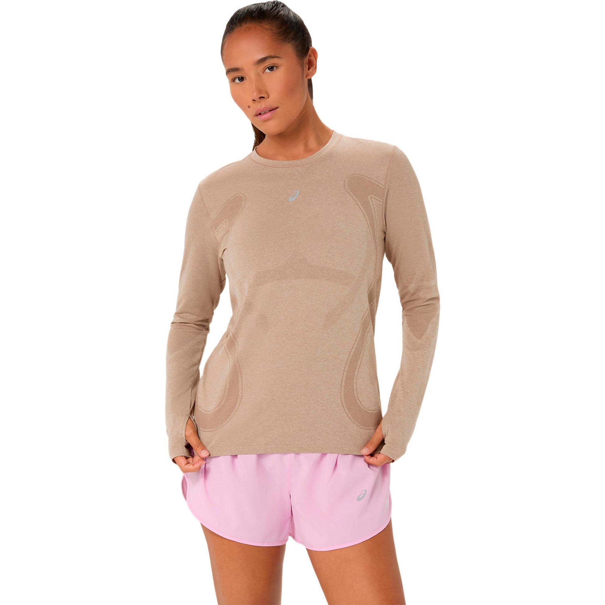 ASICS Road Seamless  Bežecké tričko Dámy - béžová