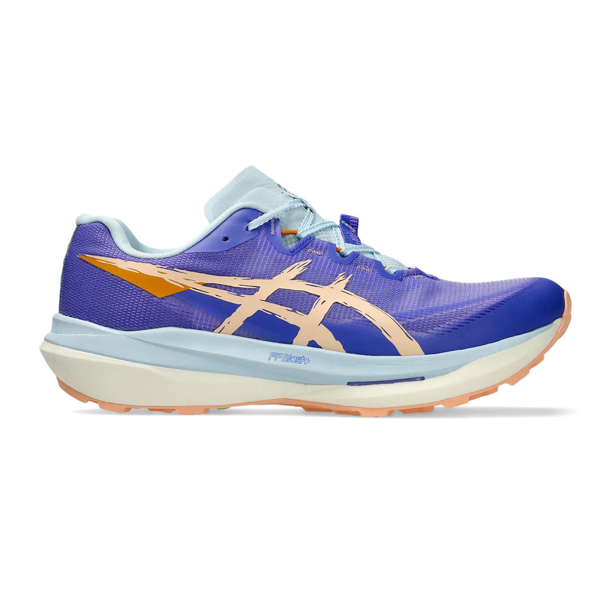 ASICS Fujispeed 4 Obuv pro měkčí povrch,žádný asfalt Unisex - modrá, oranžová