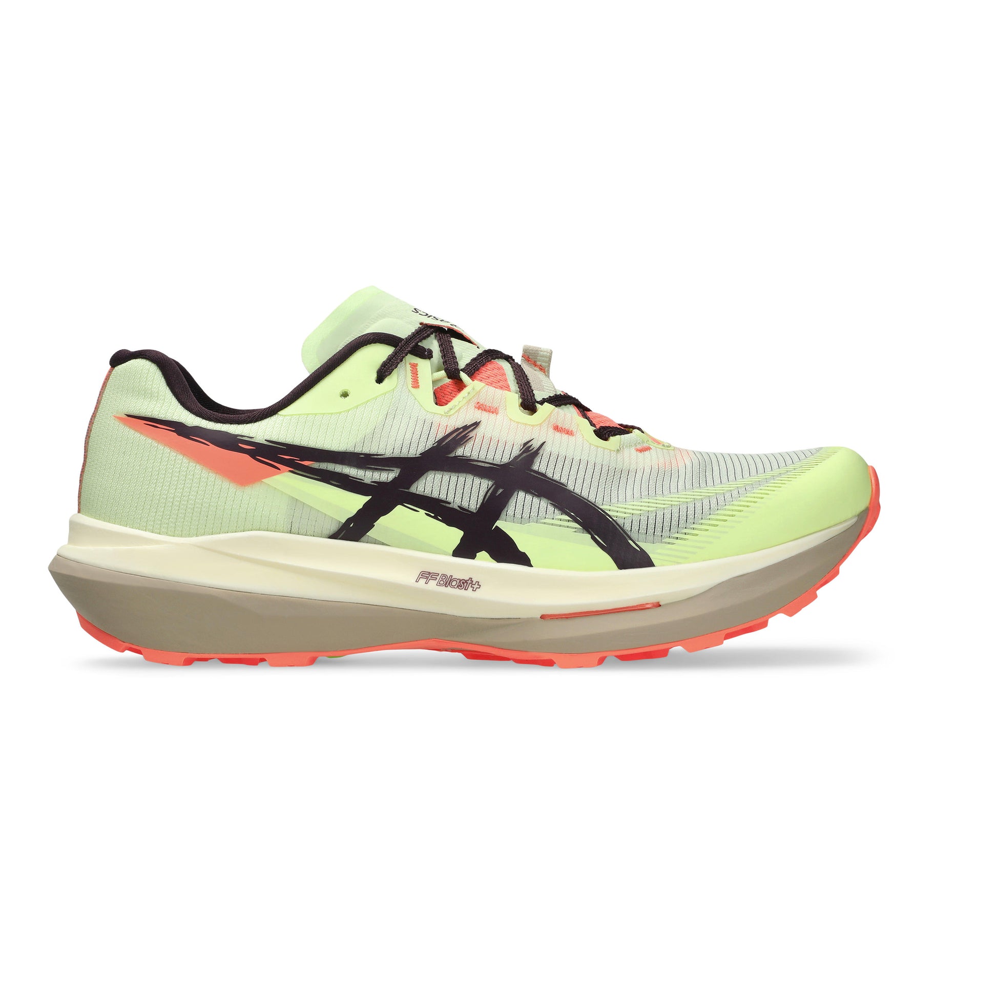 ASICS FUJISPEED 4 Obuv pro měkčí povrch,žádný asfalt Unisex - neonově žlutá, lila