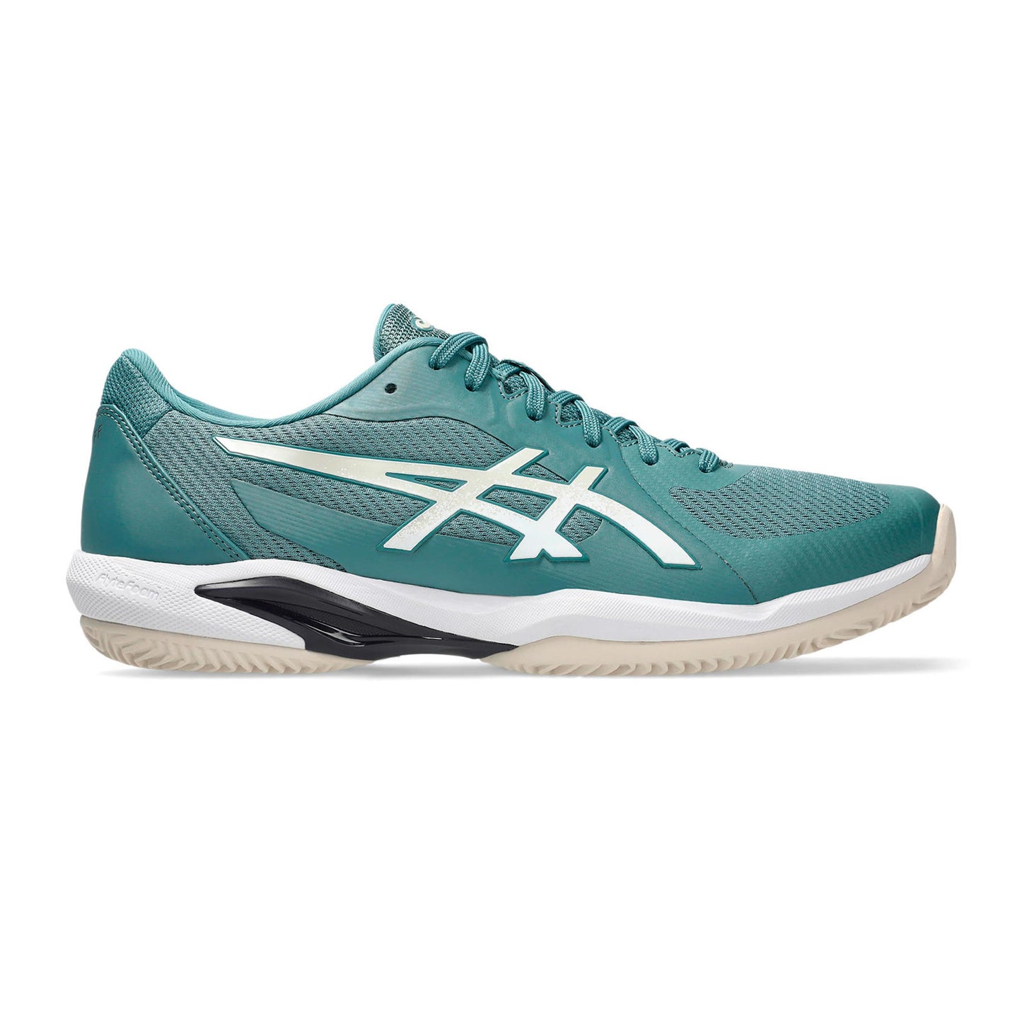 ASICS Solution Swift FF 2 Obuv na antuku Muži - petrolejová, krémová
