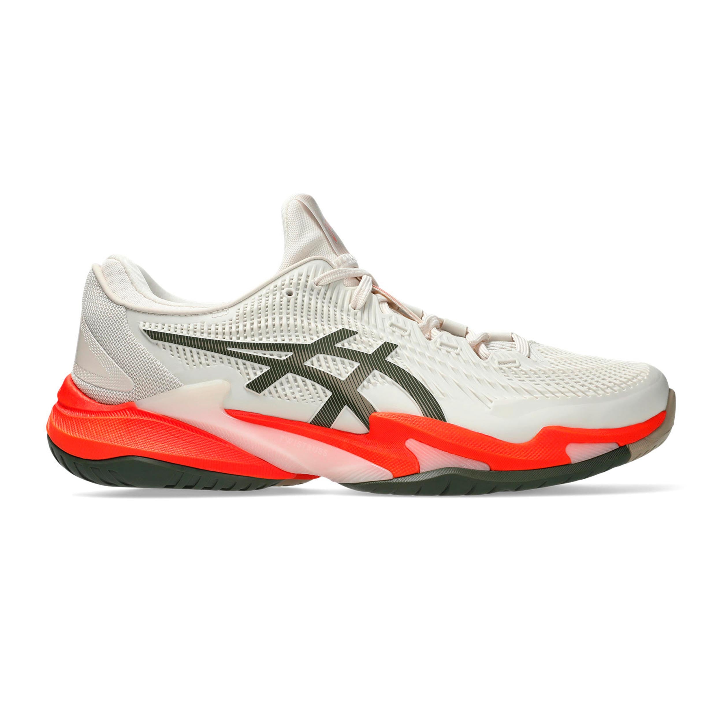 ASICS Court FF 3 Obuv na všechny povrchy Muži - krémová, neonově oranžová