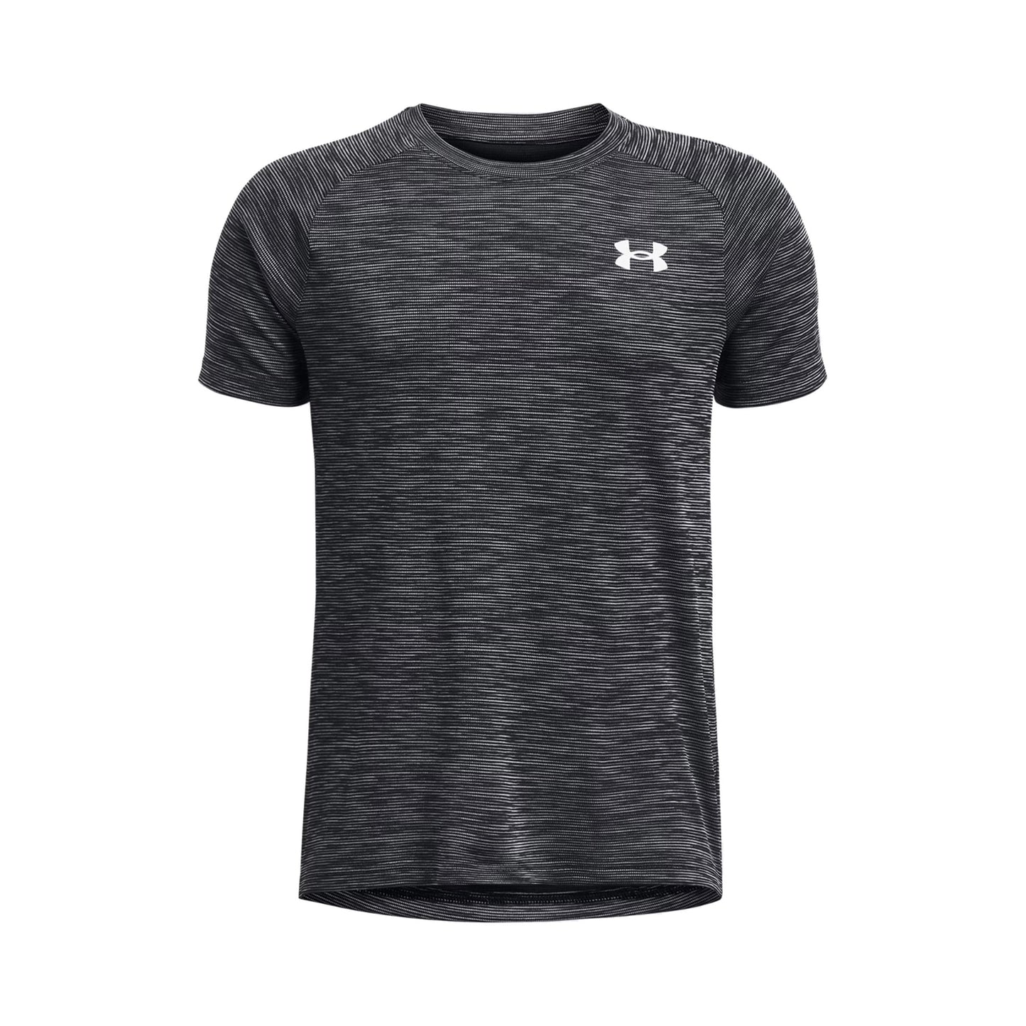 Under Armour Tech Textured Tričko Chlapci-černá, bílá