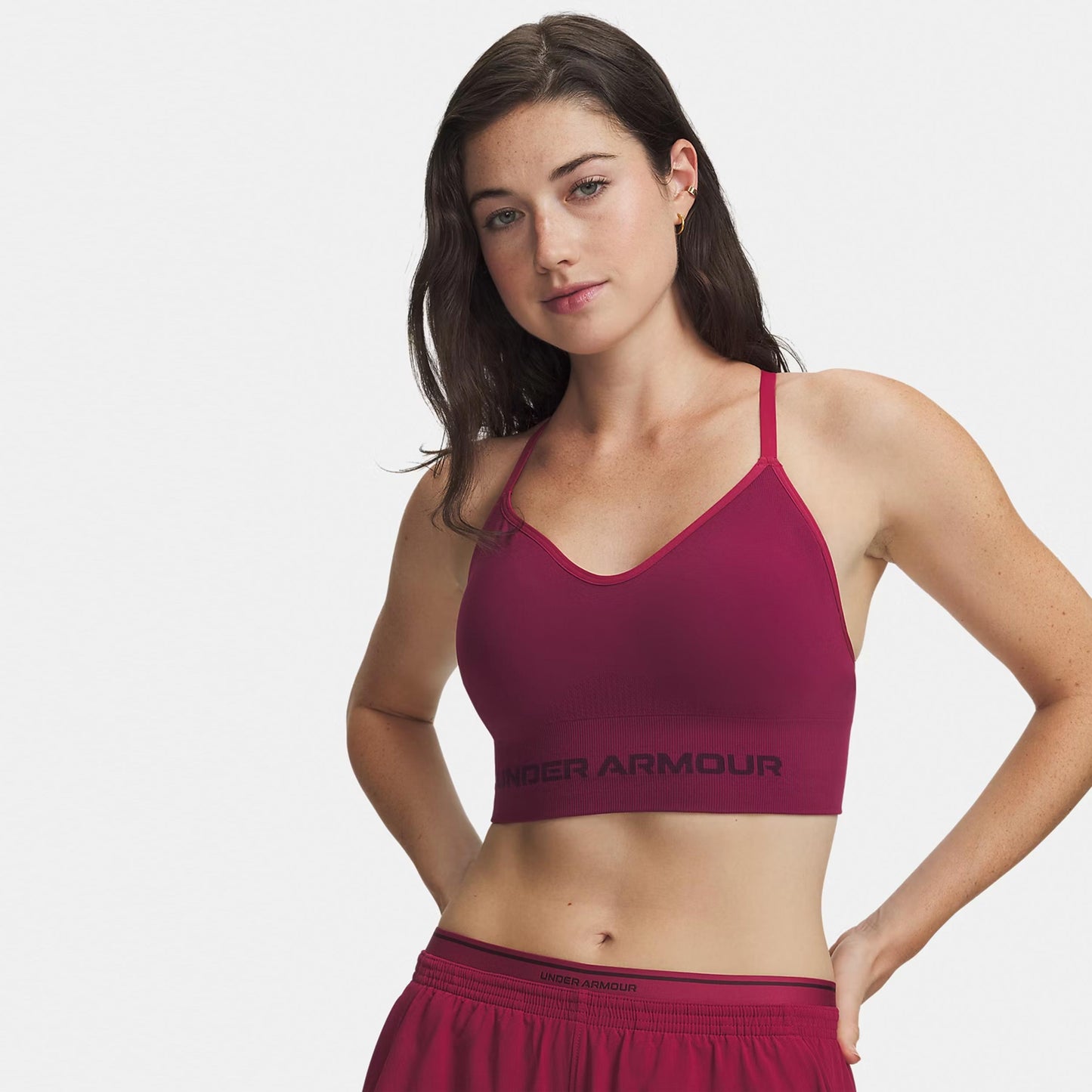 Under Armour Vanisheamle Low Sportovní podprsenka Dámy - červená, tmavě červená
