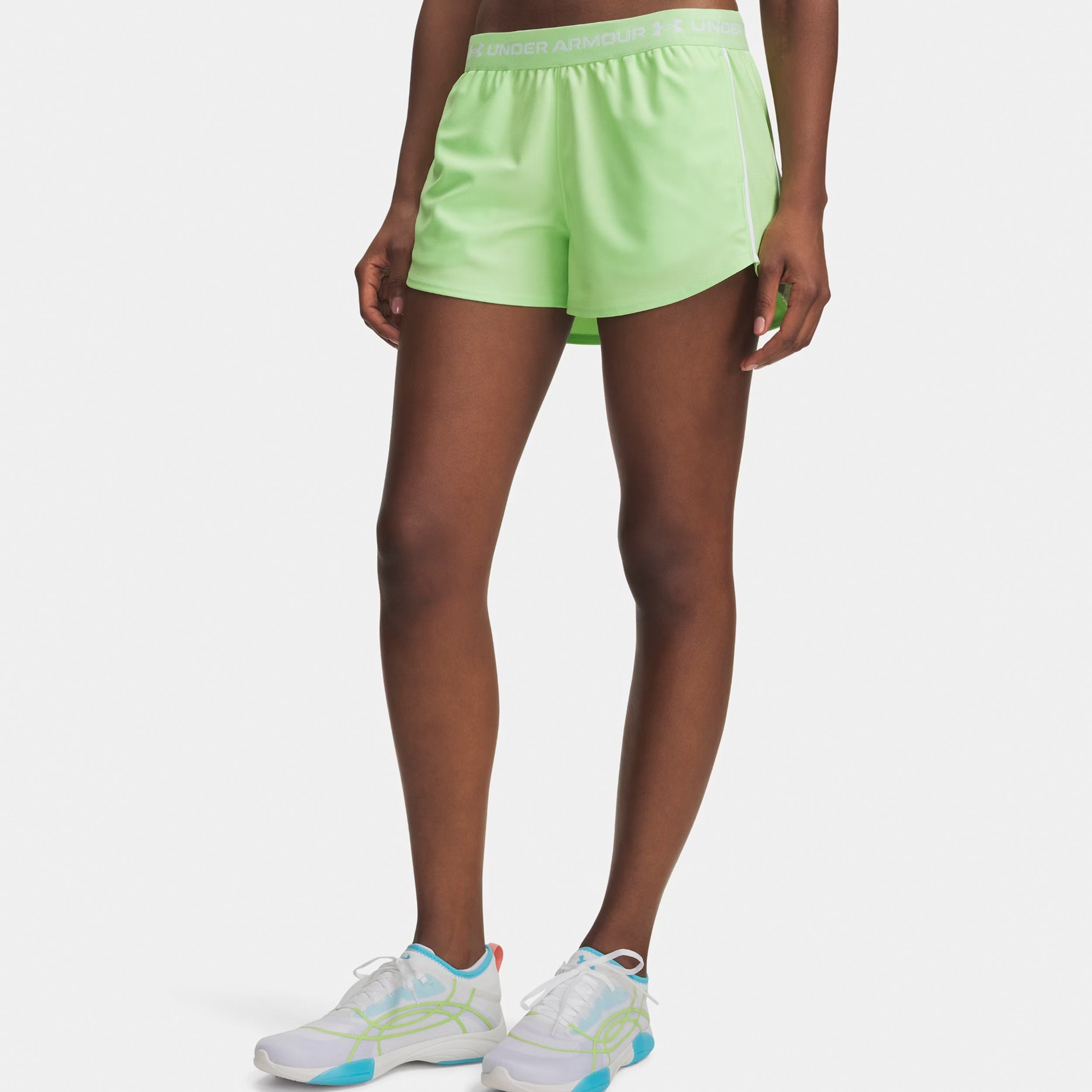 Under Armour Tech Play Up Šortky Dámy-zelená, tmavě zelená