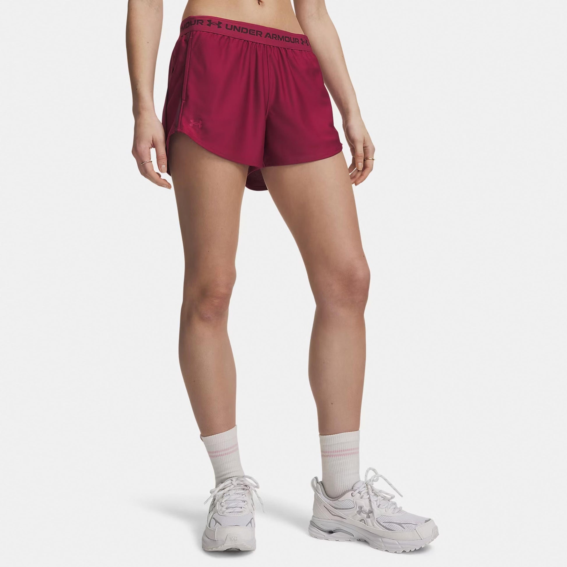Under Armour Tech Play Up Šortky Dámy - červená, tmavě červená