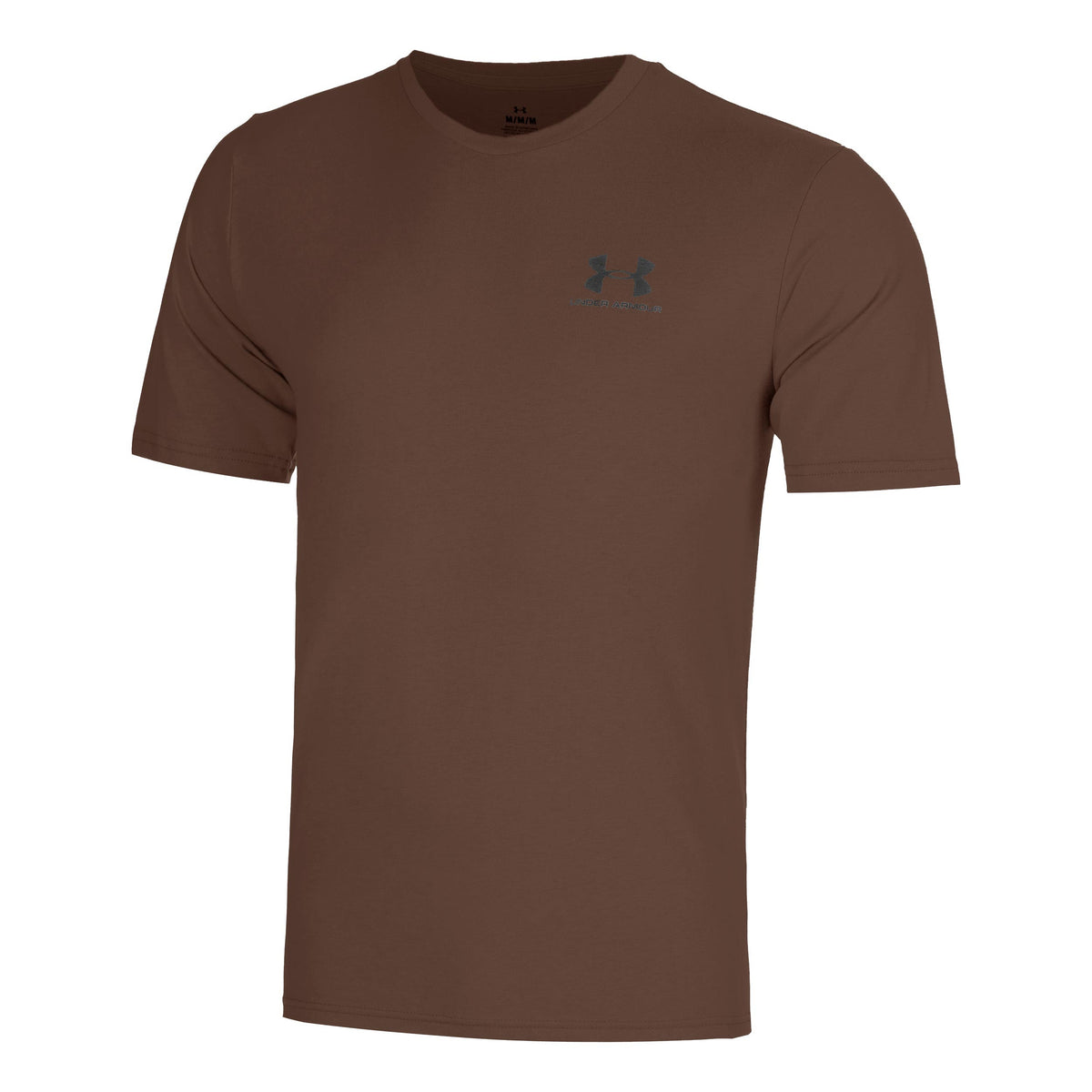 Under Armour Sportstyle Left Chef Tričko Muži - hnědá, černá
