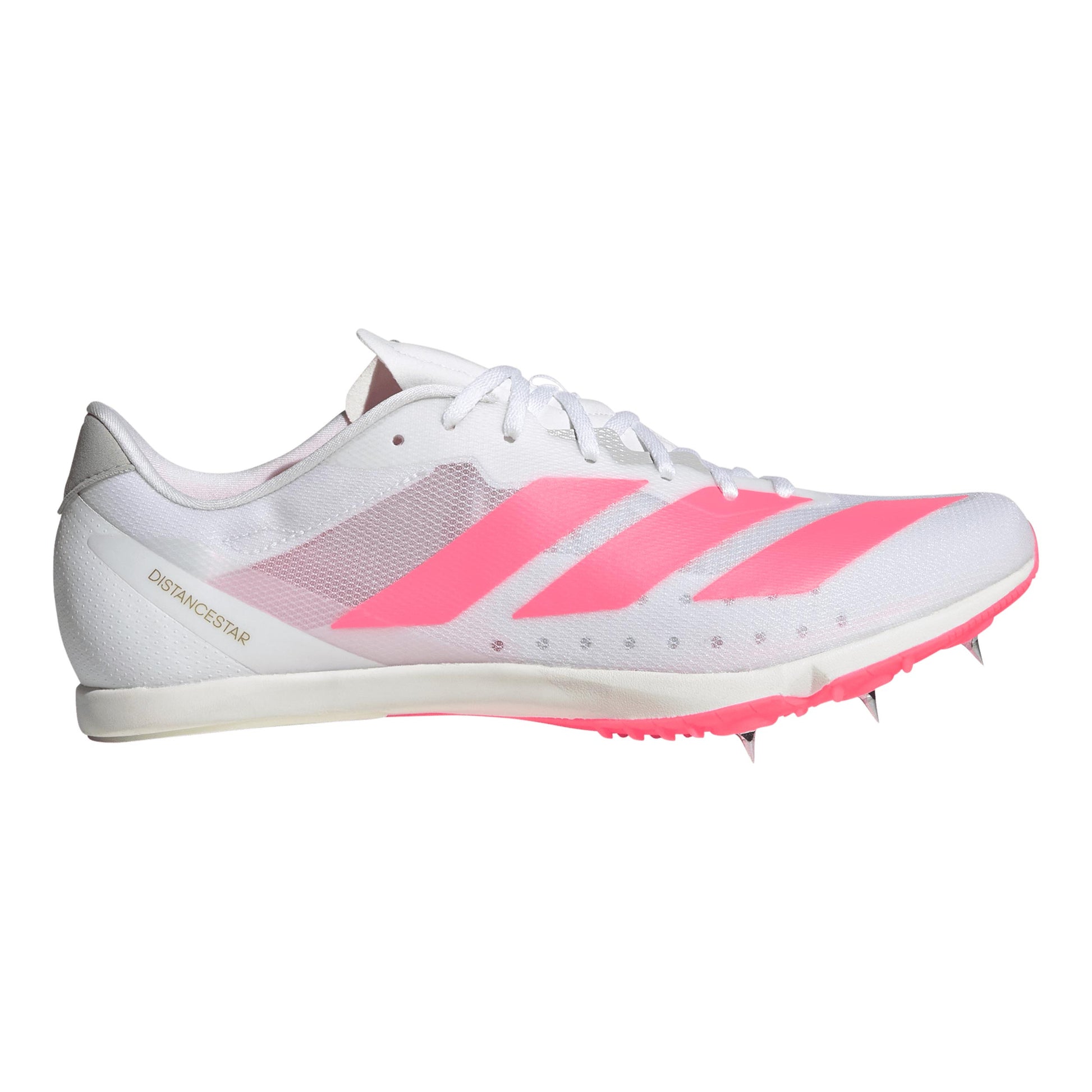 adidas Distancestar Spikes Unisex - bílá, růžová