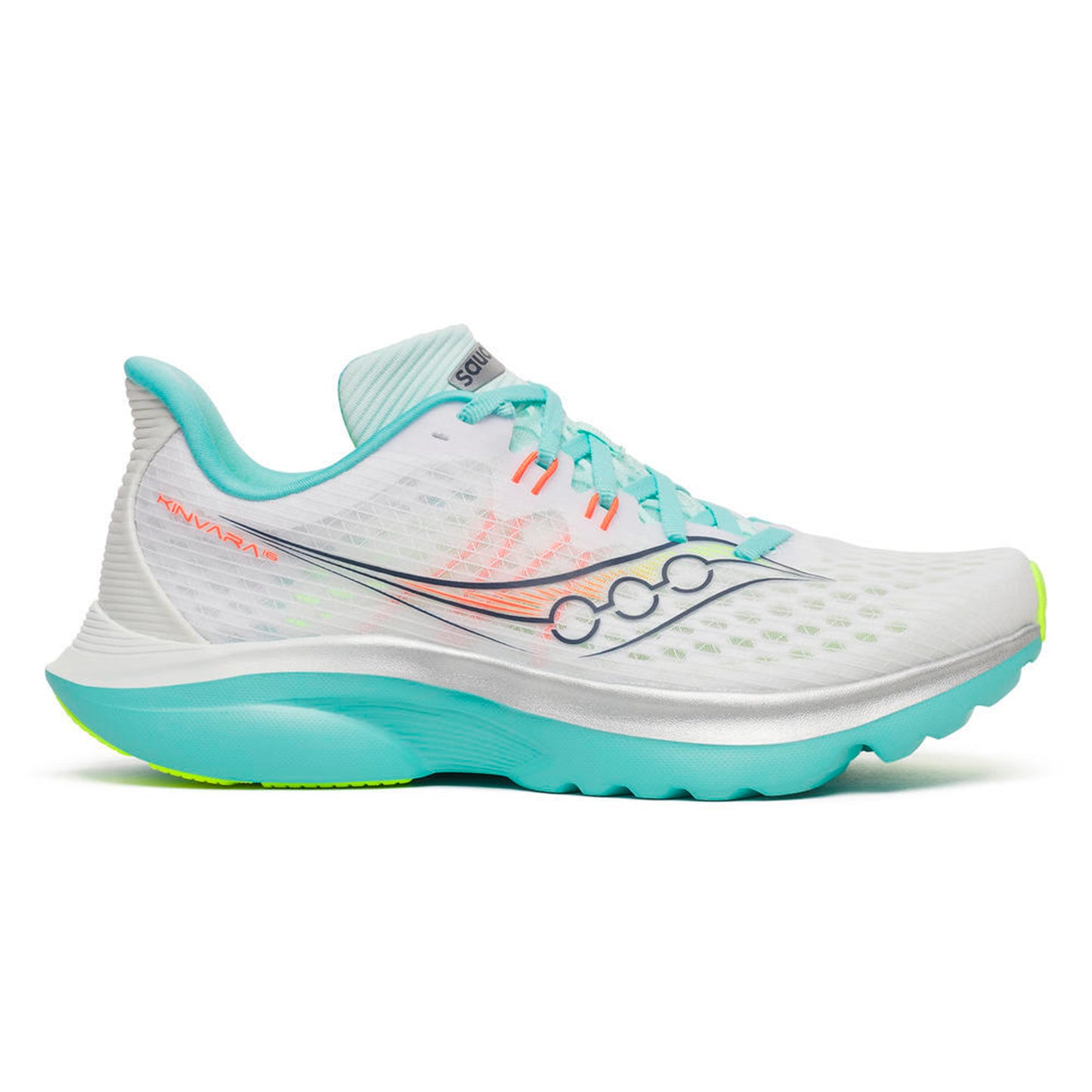 Saucony Kinvara 16 Neutrální obuv Dámy-bílá, tyrkysová