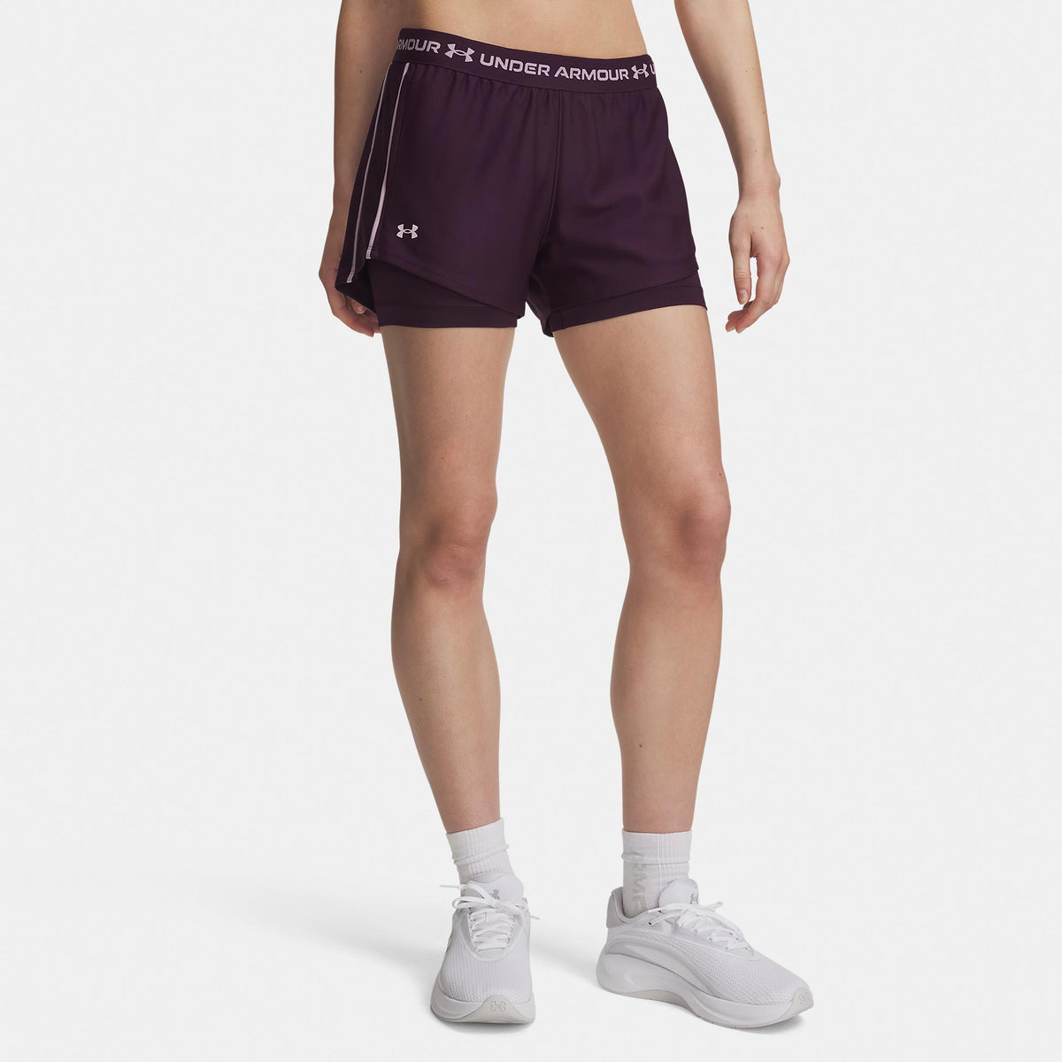 Under Armour Tech Play Up 2in1  Šortky Dámy - lila, stará ružová