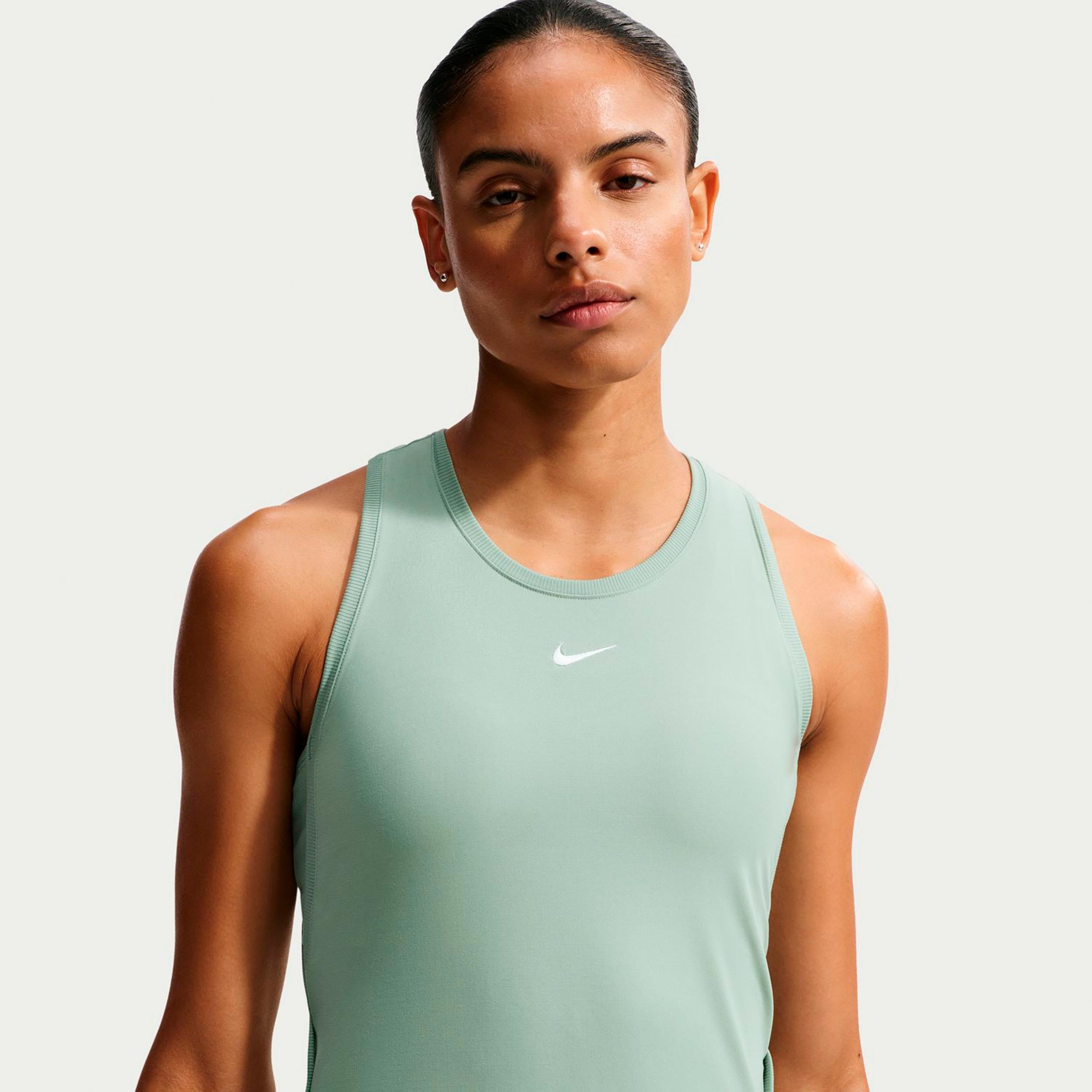 Nike Dri-FIT Victory Sportovní tílko Dámy - sivozelená, bílá