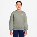 Club Fleece Mikina Děti - sivozelená