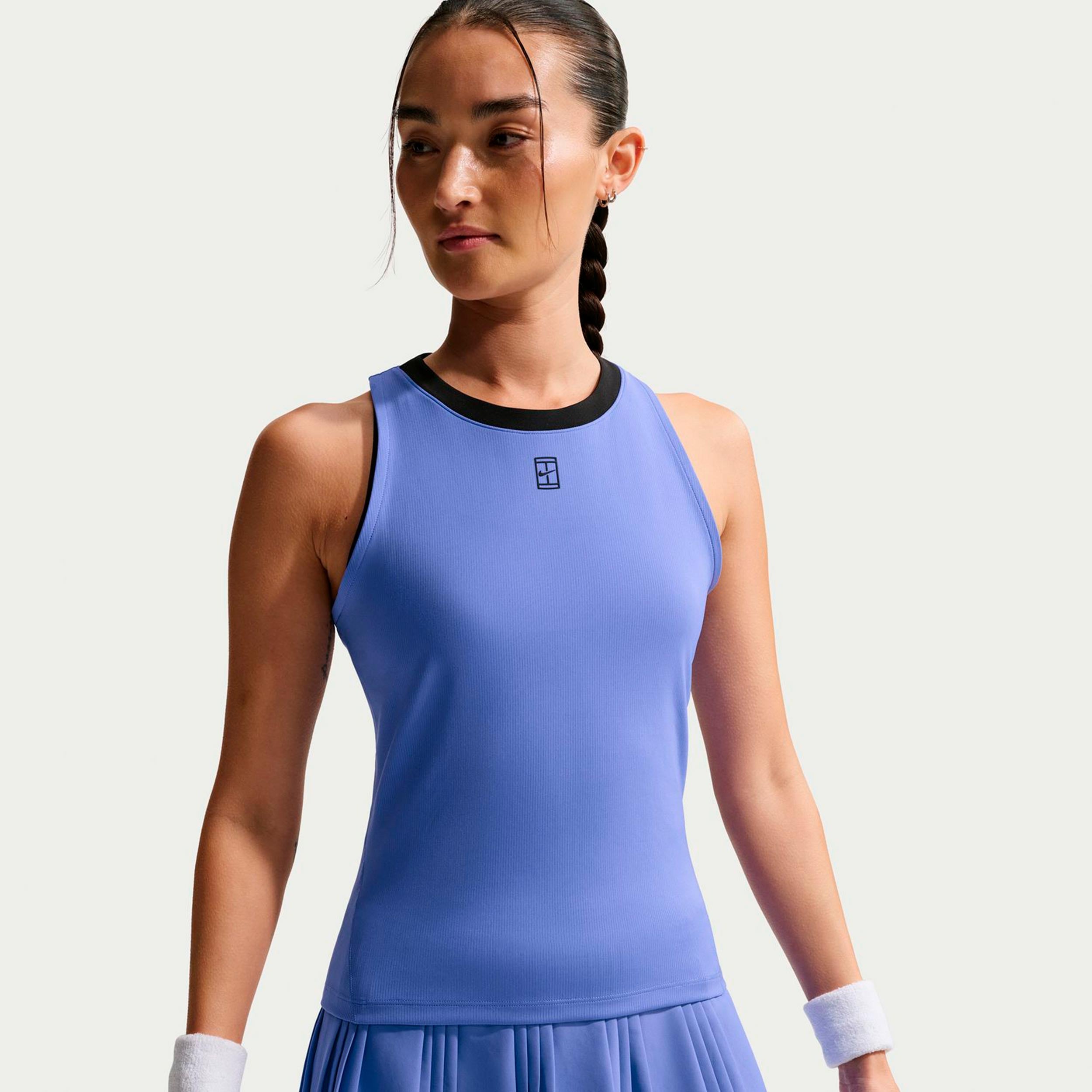 Nike Court Dri-FIT Advantage Sportovní tílko Dámy-modrá