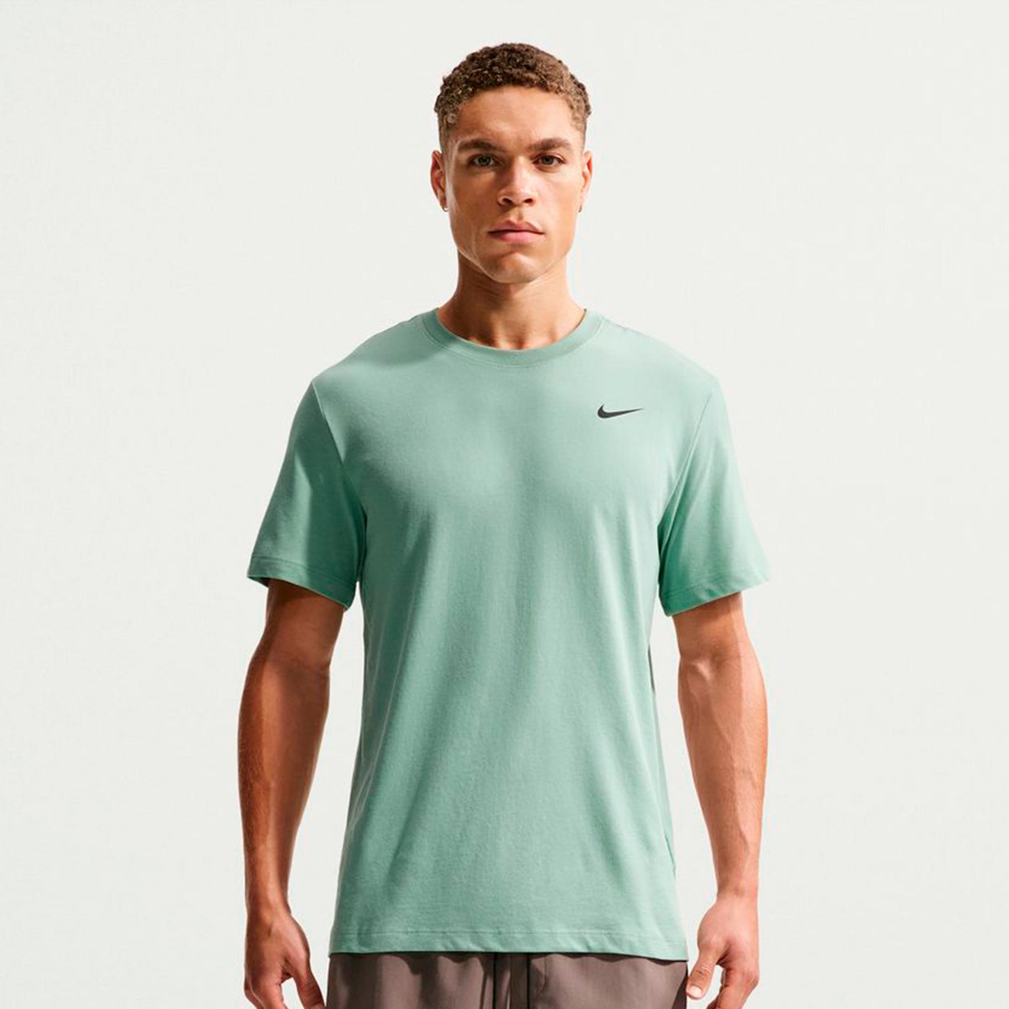 Nike Dri-Fit  Tričko Muži - sivozelená, černá
