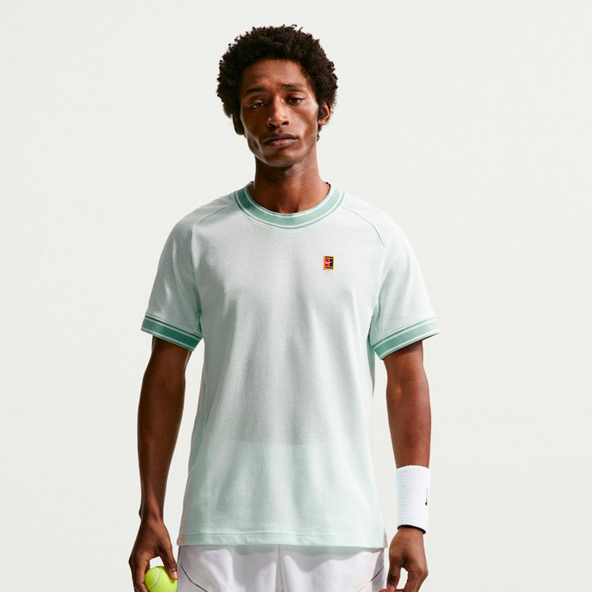 Nike Court Heritage Tričko Muži - mätová