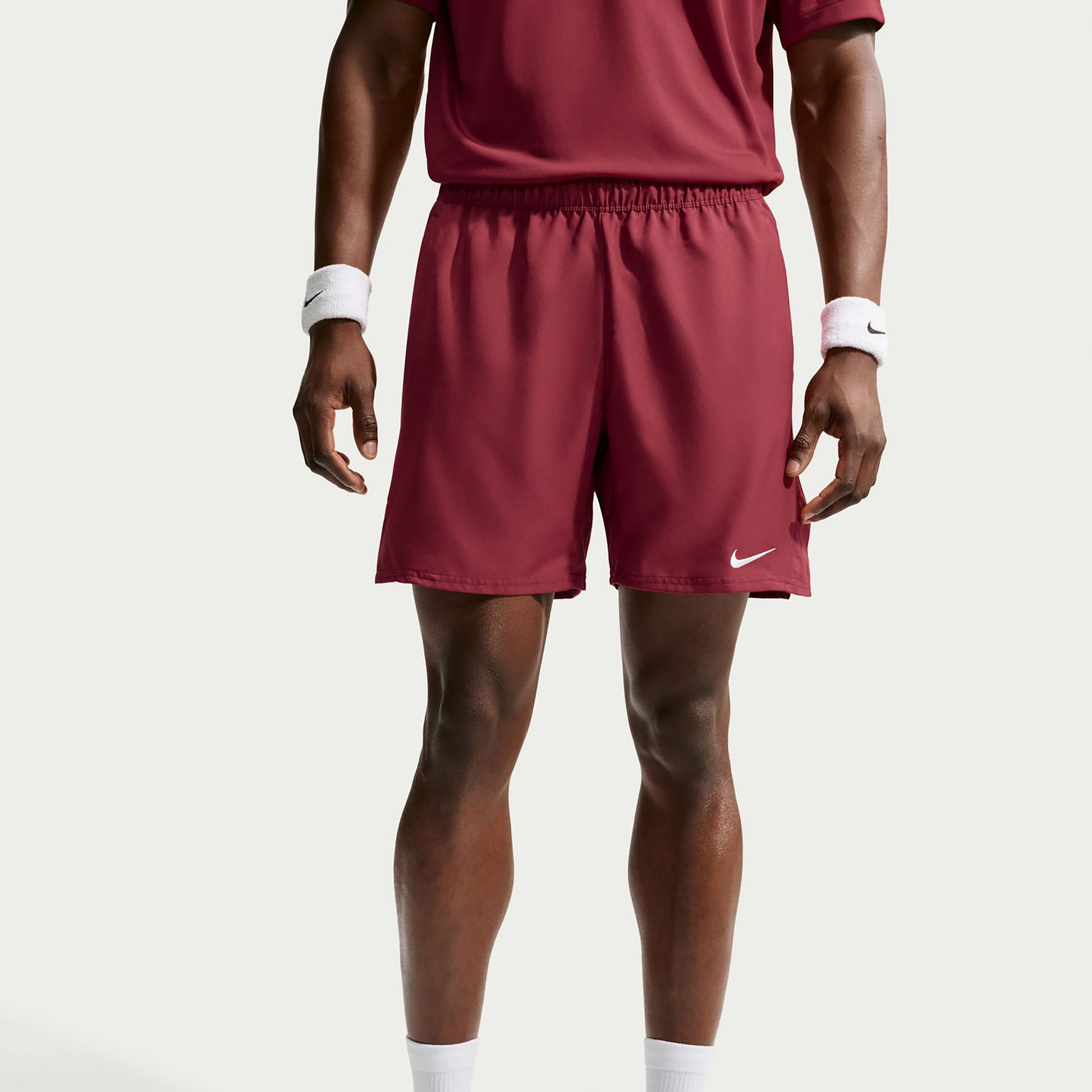 Nike Court Victory Dri-Fit 7in Šortky Muži - červené víno