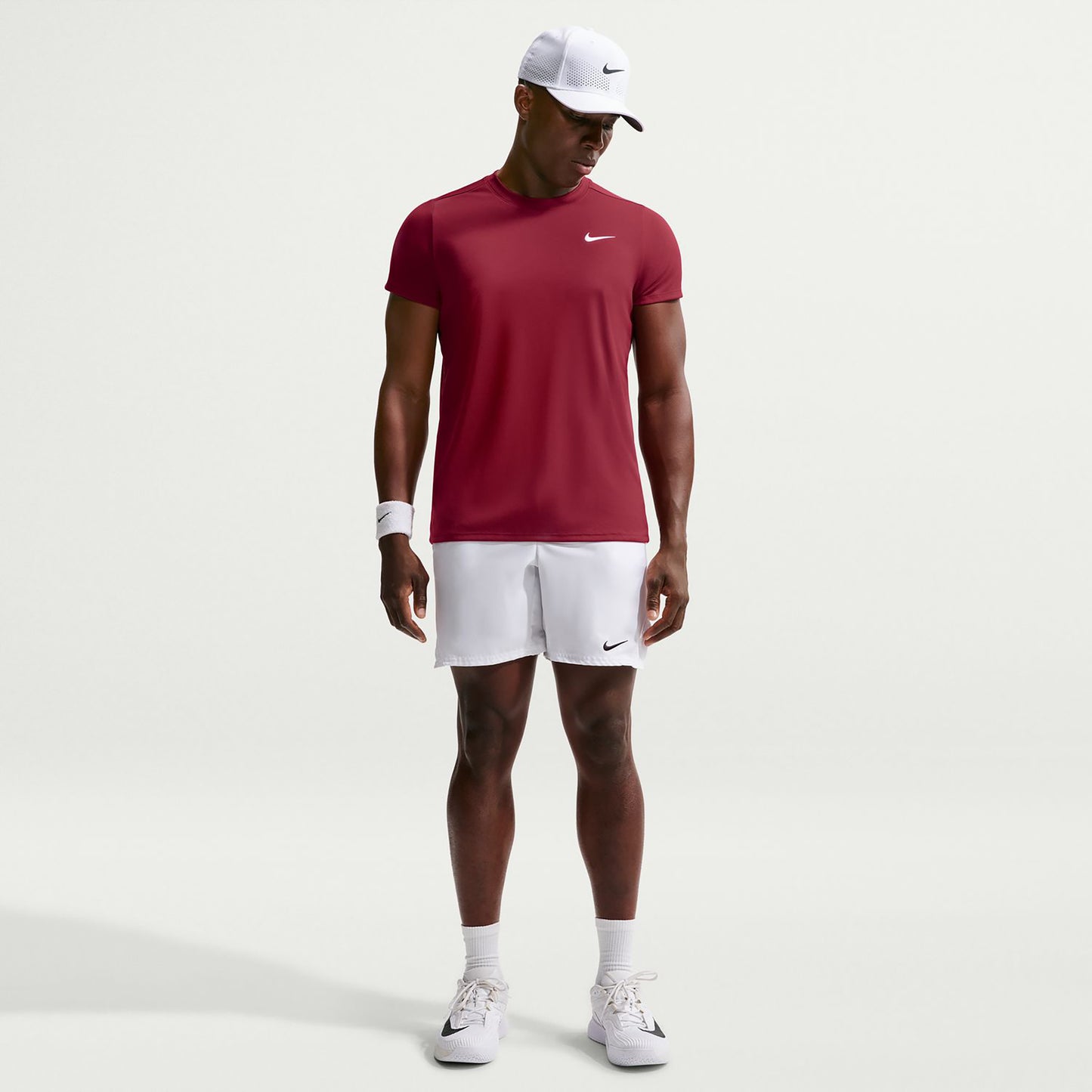 Nike Court Victory Dry Tričko Muži - červené víno