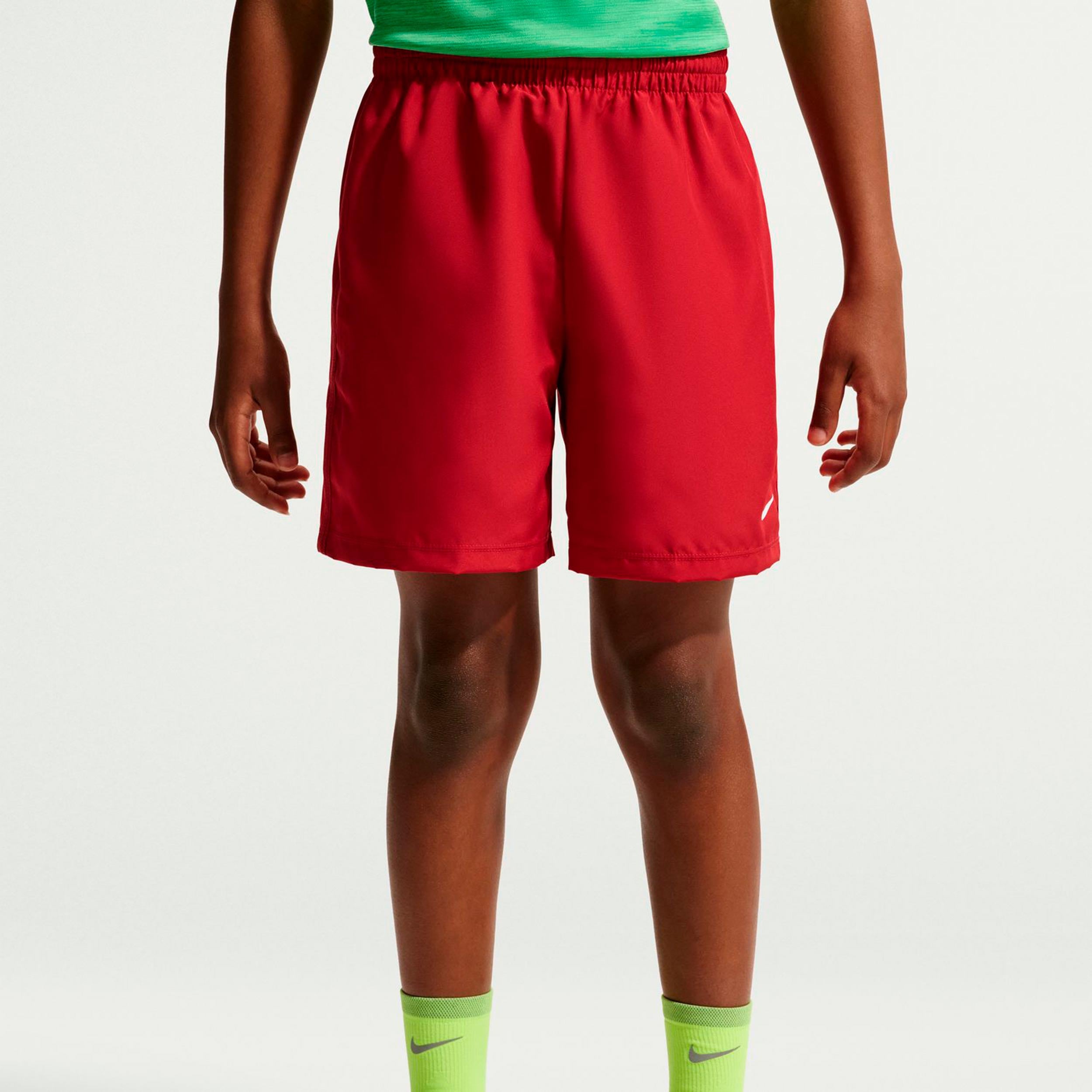 Nike Big Šortky Děti - červená, bílá