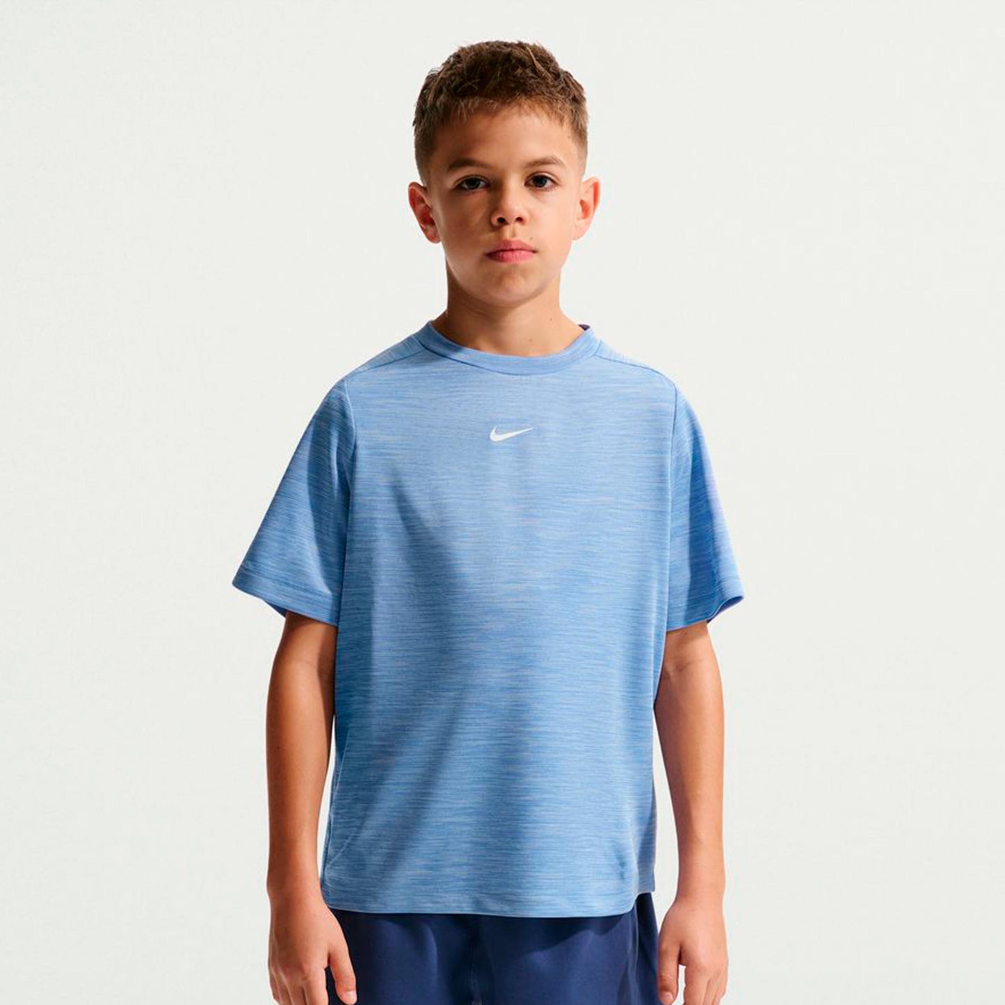 Nike Dri-FIT Multi Heather Tričko Děti - modrá, světle modrá