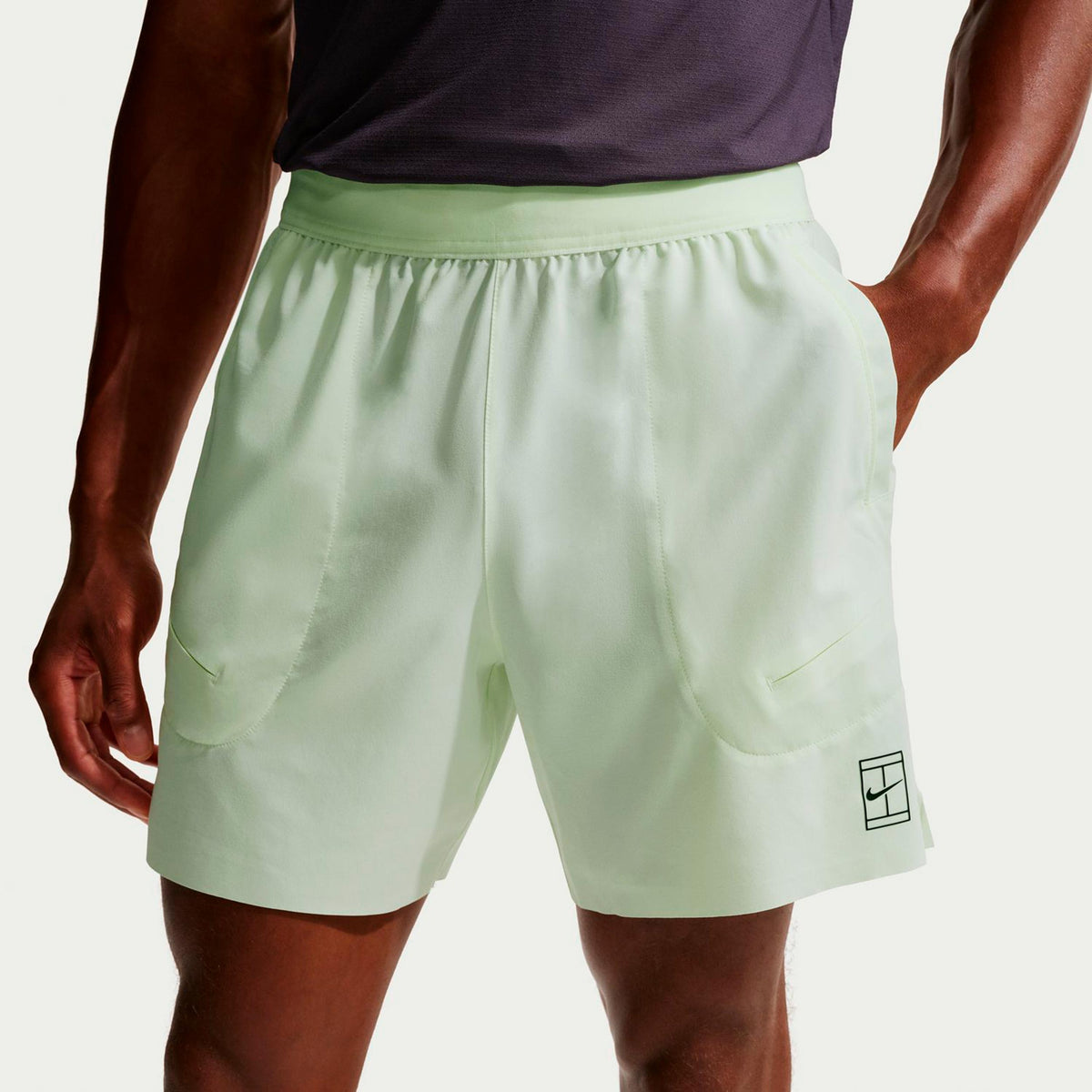 Nike Court Dri-FIT Advantage 6in Šortky Muži-světle zelená
