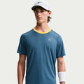 Court Dri-FIT Advantage Tričko Muži - modro-šedá, žlutá