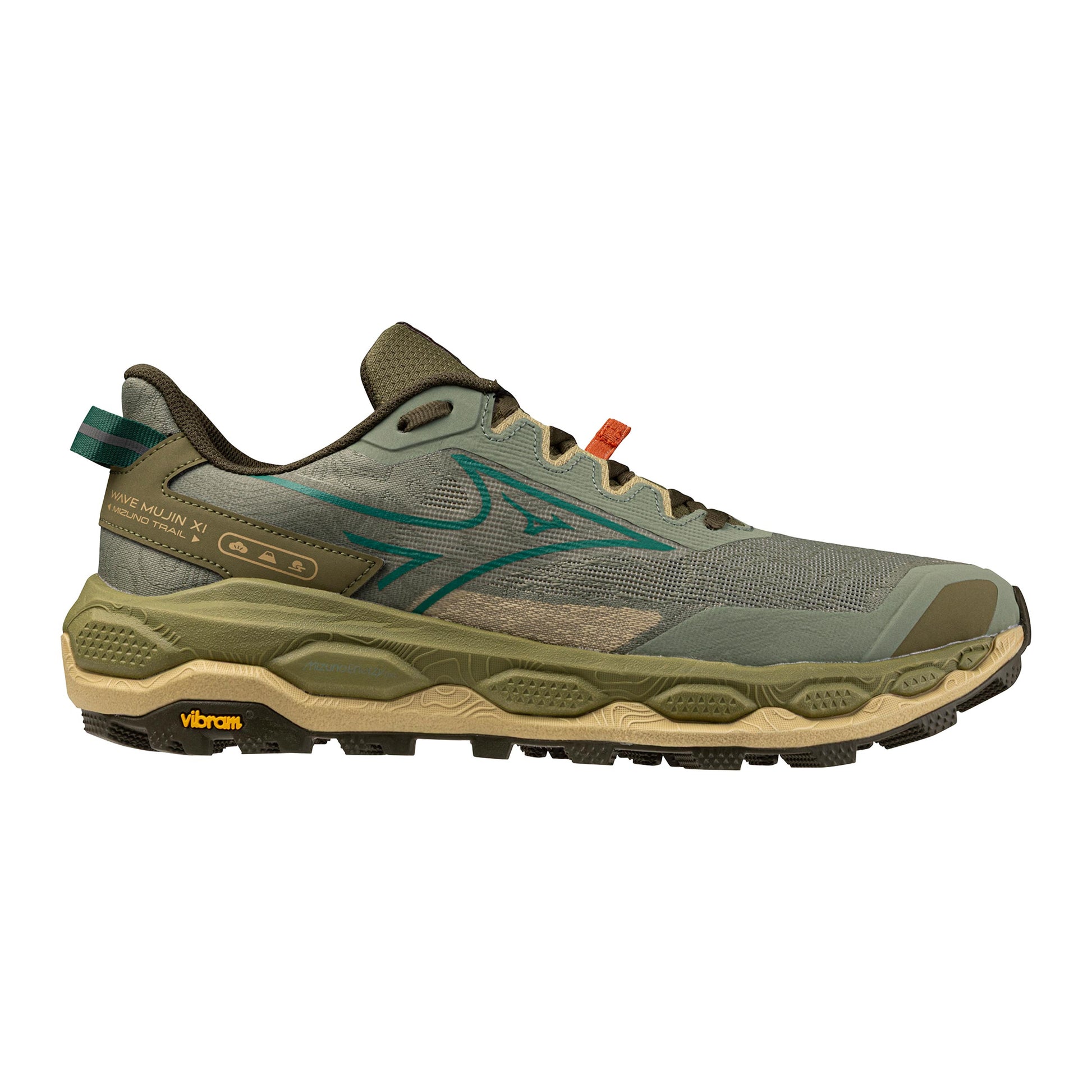 Mizuno Wave Mujin 11  Obuv pro měkčí povrch,žádný asfalt Muži - olivová, hnědá
