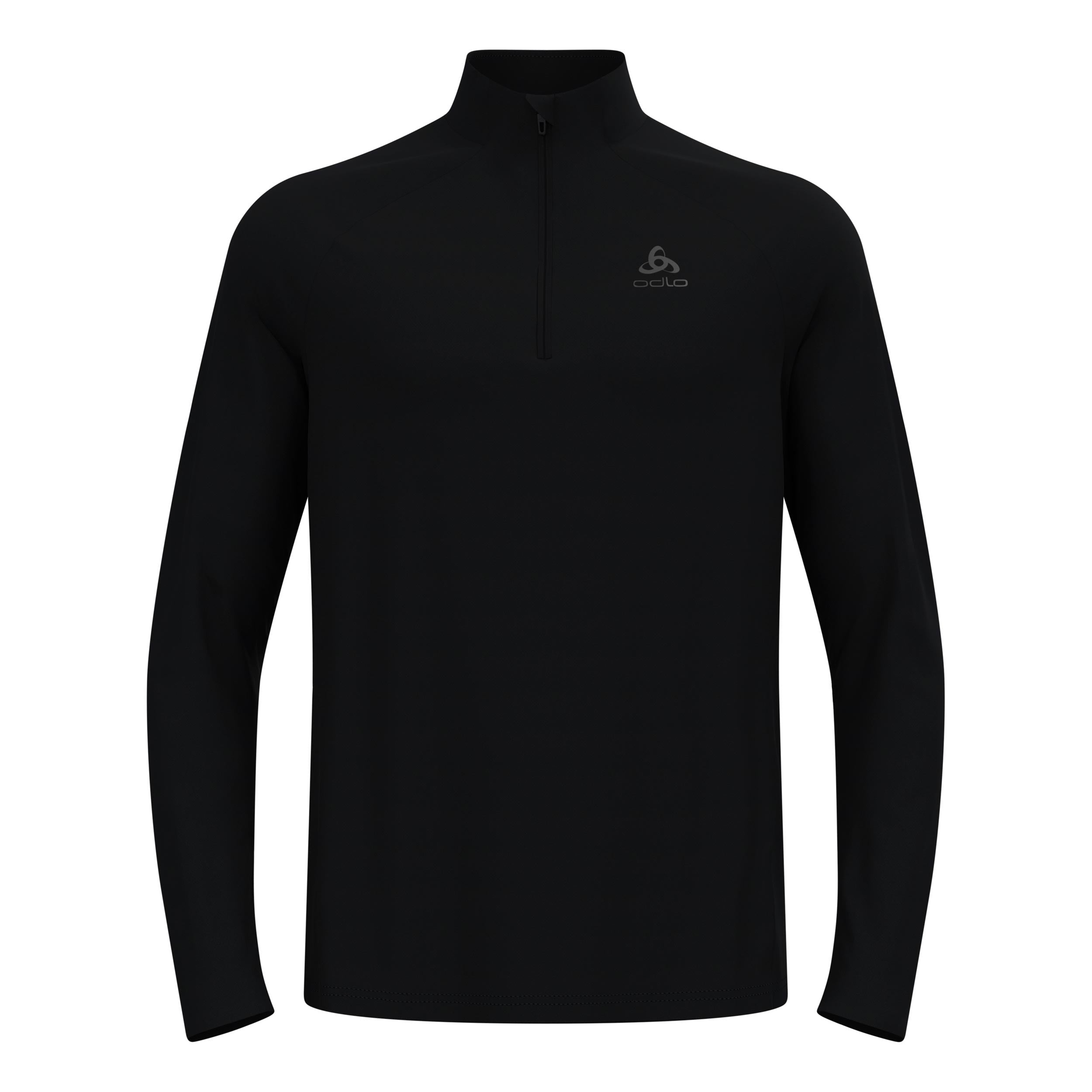 Odlo Essential 1/2 Zip Bežecké tričko Muži-černá, černá
