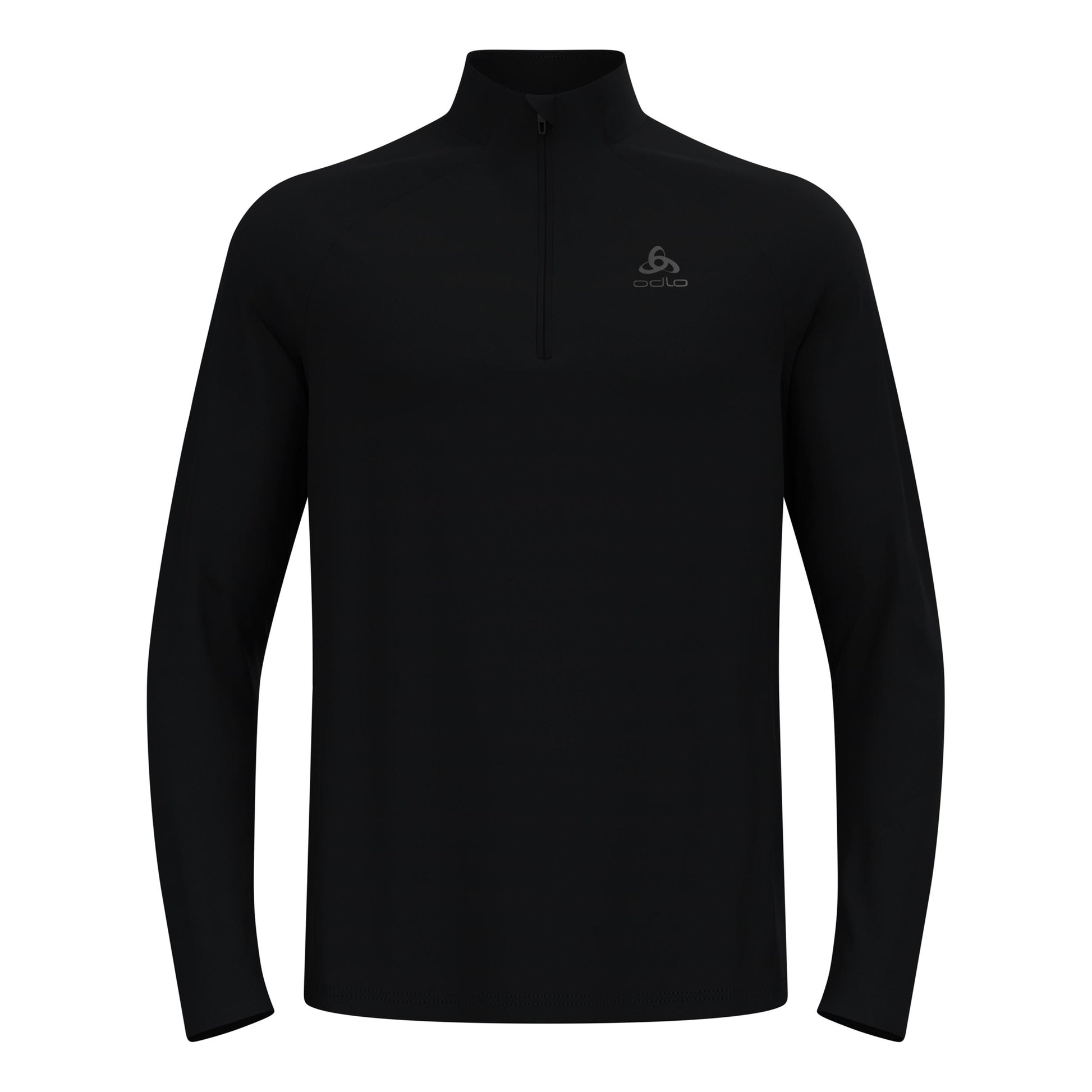 Odlo Essential 1/2 Zip Bežecké tričko Muži-černá, černá