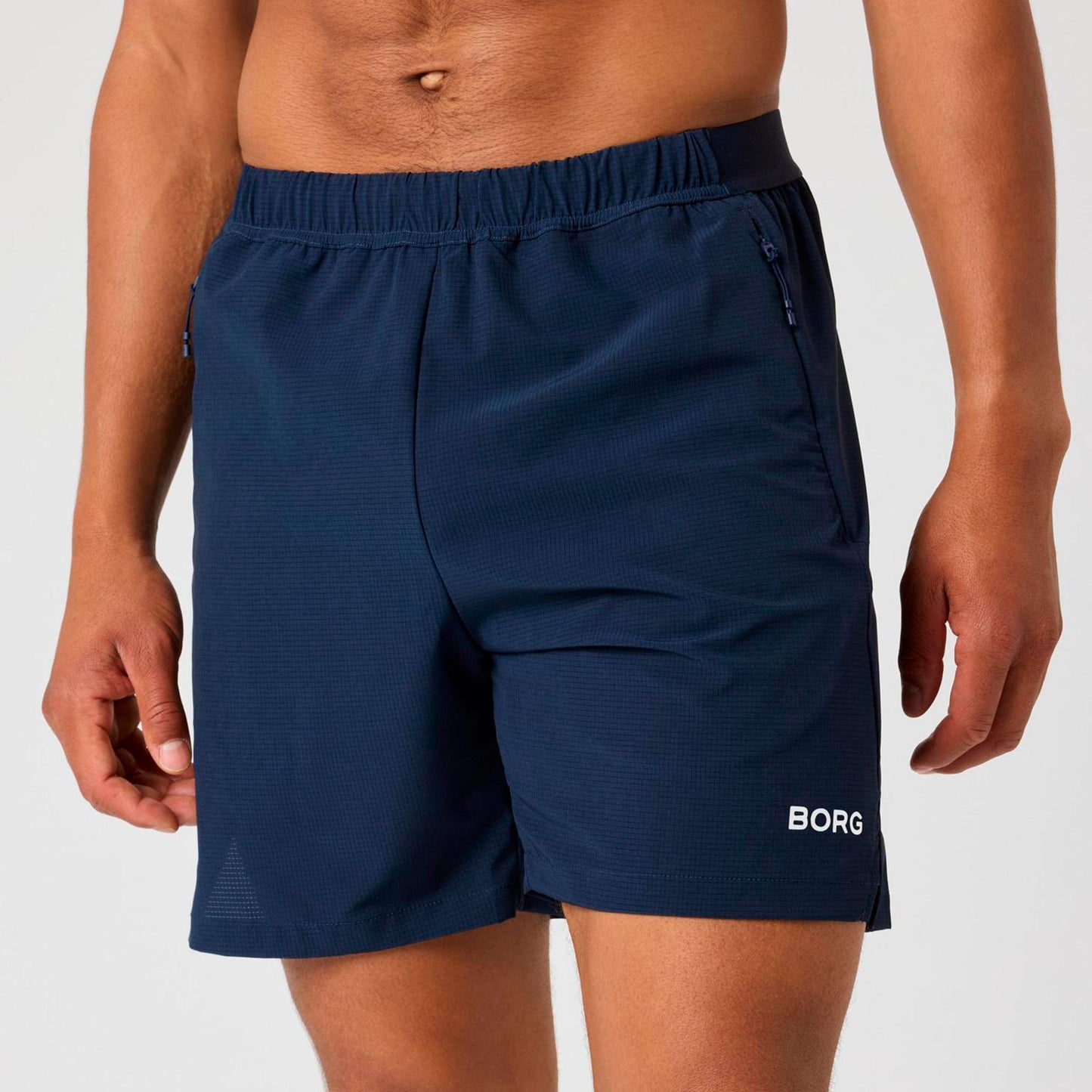 Björn Borg Borg Zip 7 Inch Šortky Muži - nočná modrá
