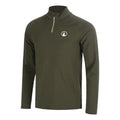 Memories Big Serve 1/4 Zip S dlouhým rukávem Muži - tmavě zelená