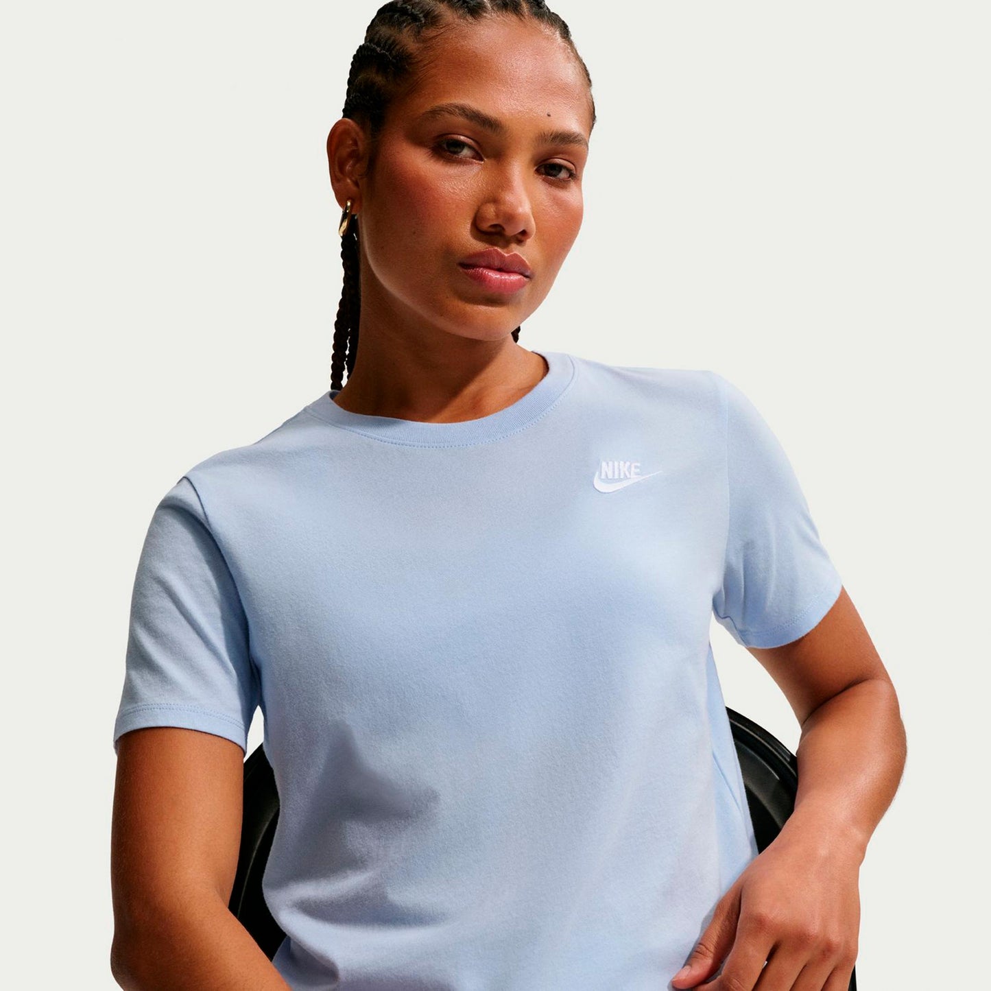 Nike New Sportswear Club Tričko Dámy - modro-šedá