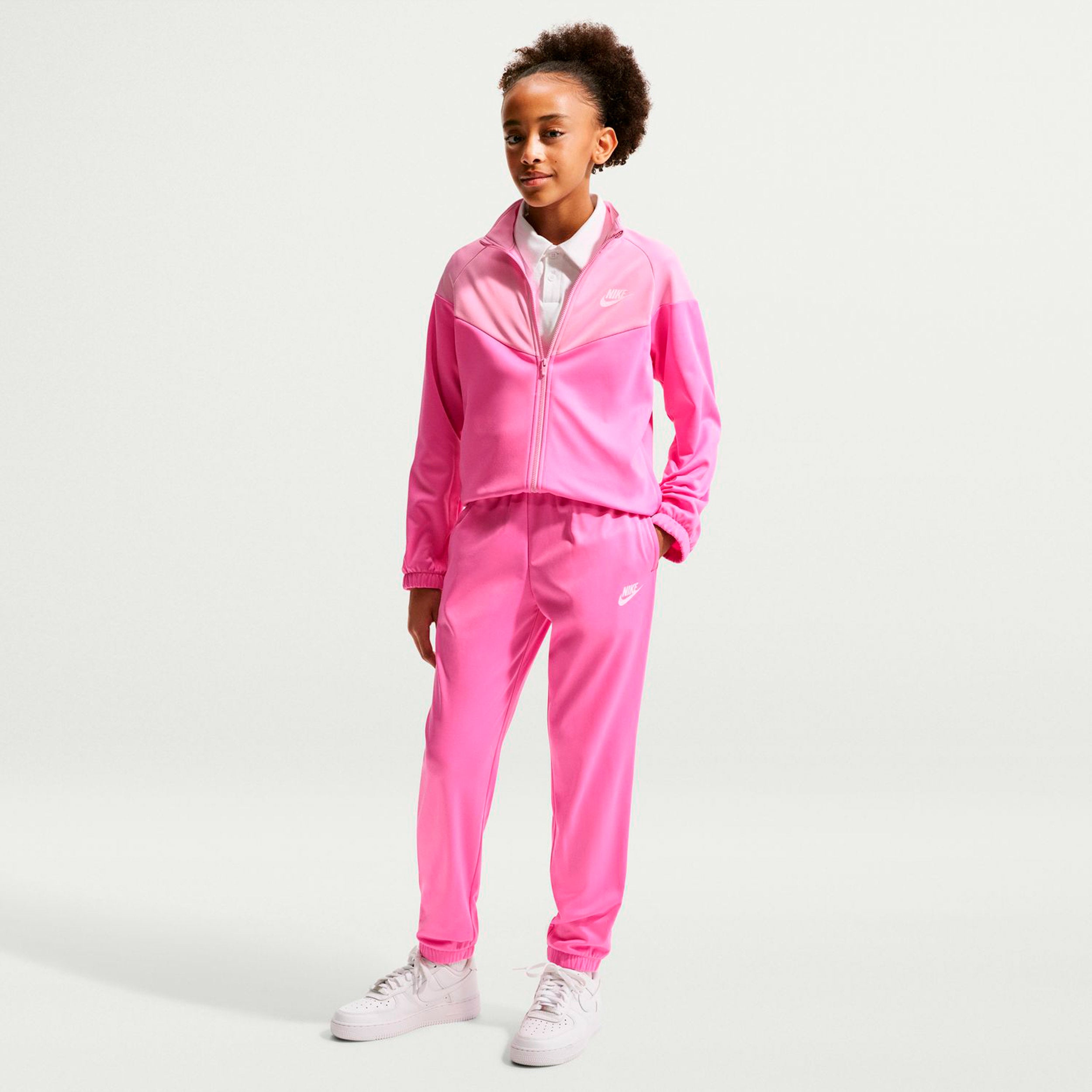 Nike Dri-Fit Full-Zip Tréninkový souprava Děti - růžová, růžová