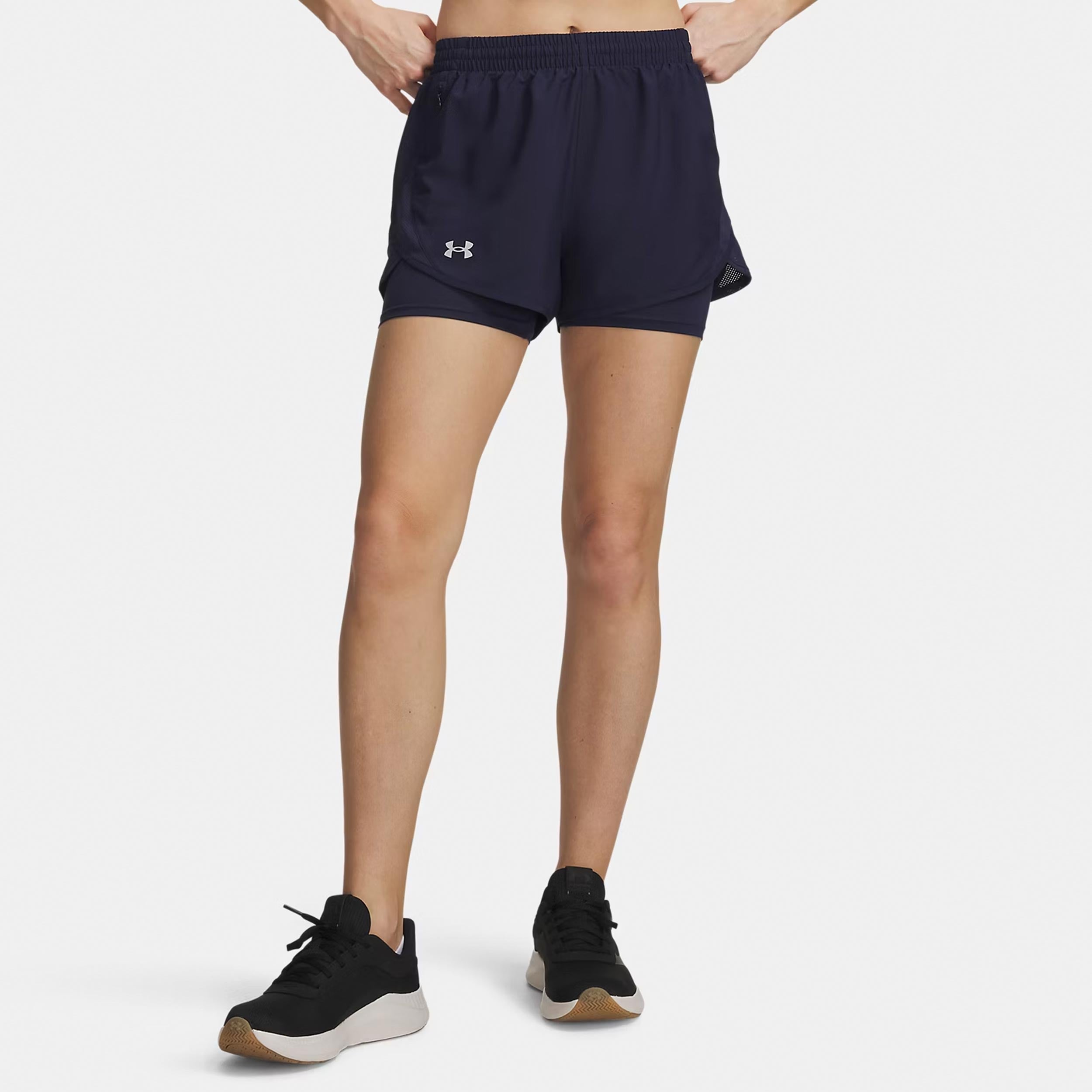 Under Armour Fly By 2in1  Bežecké šortky Dámy - tmavě modrá