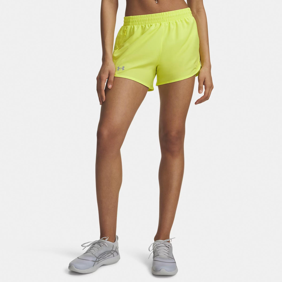 Under Armour Fly By 3in  Bežecké šortky Dámy - žlutá