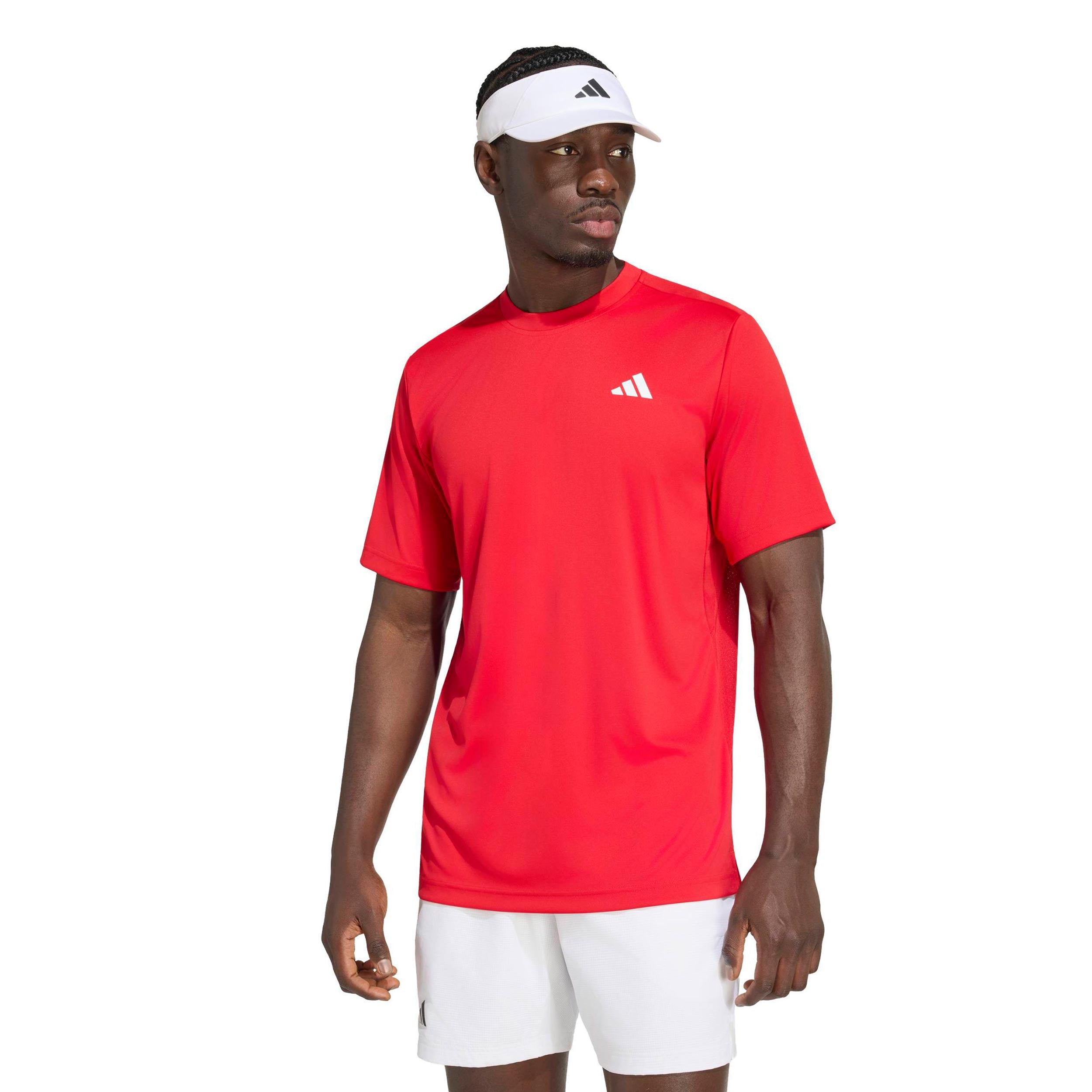 adidas Club Tričko Muži - červená, bílá