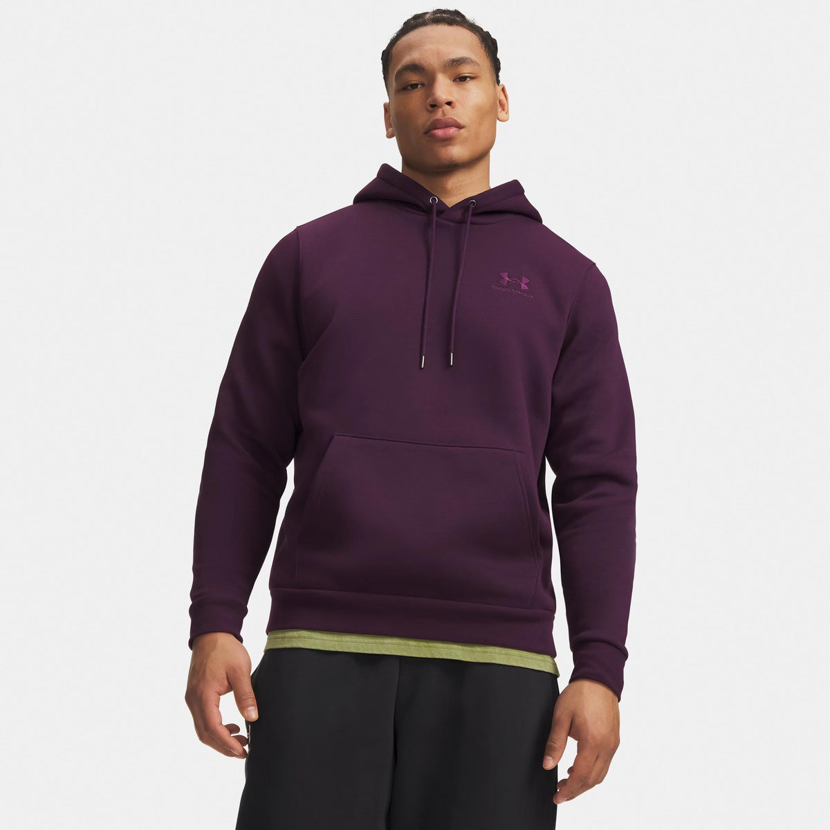 Under Armour Essential Hoody Muži - lila, violett