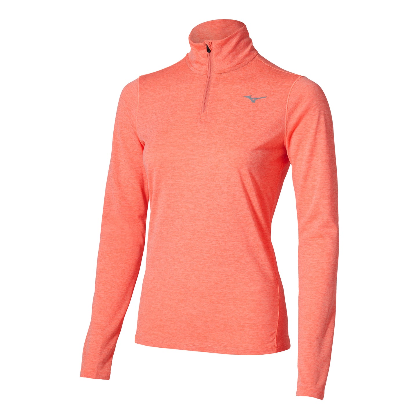 Mizuno Core Impulse Half Zip  Bežecké tričko Dámy - korálová