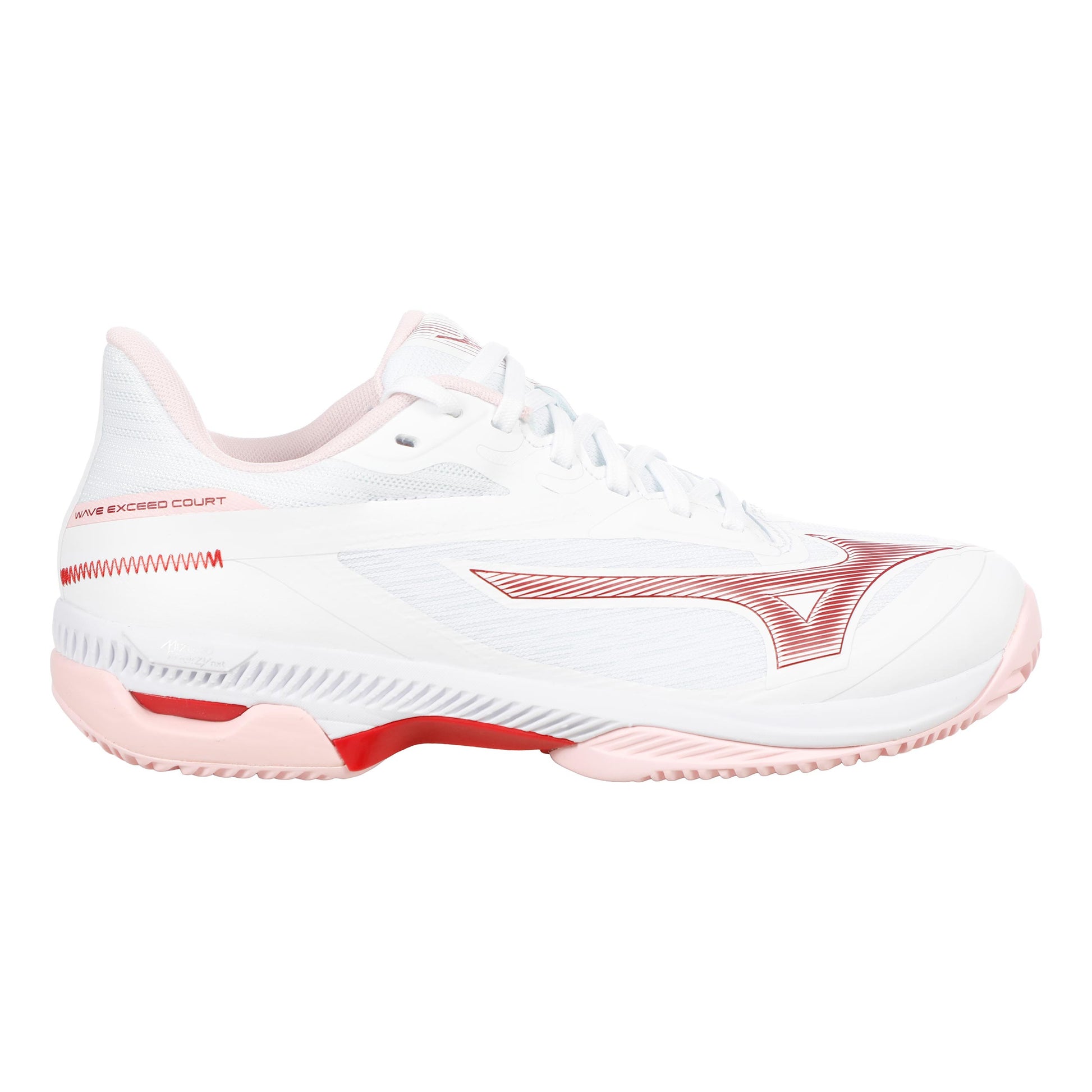 Mizuno Wave Exceed Court Obuv na antuku Dámy - bílá, bobuľa