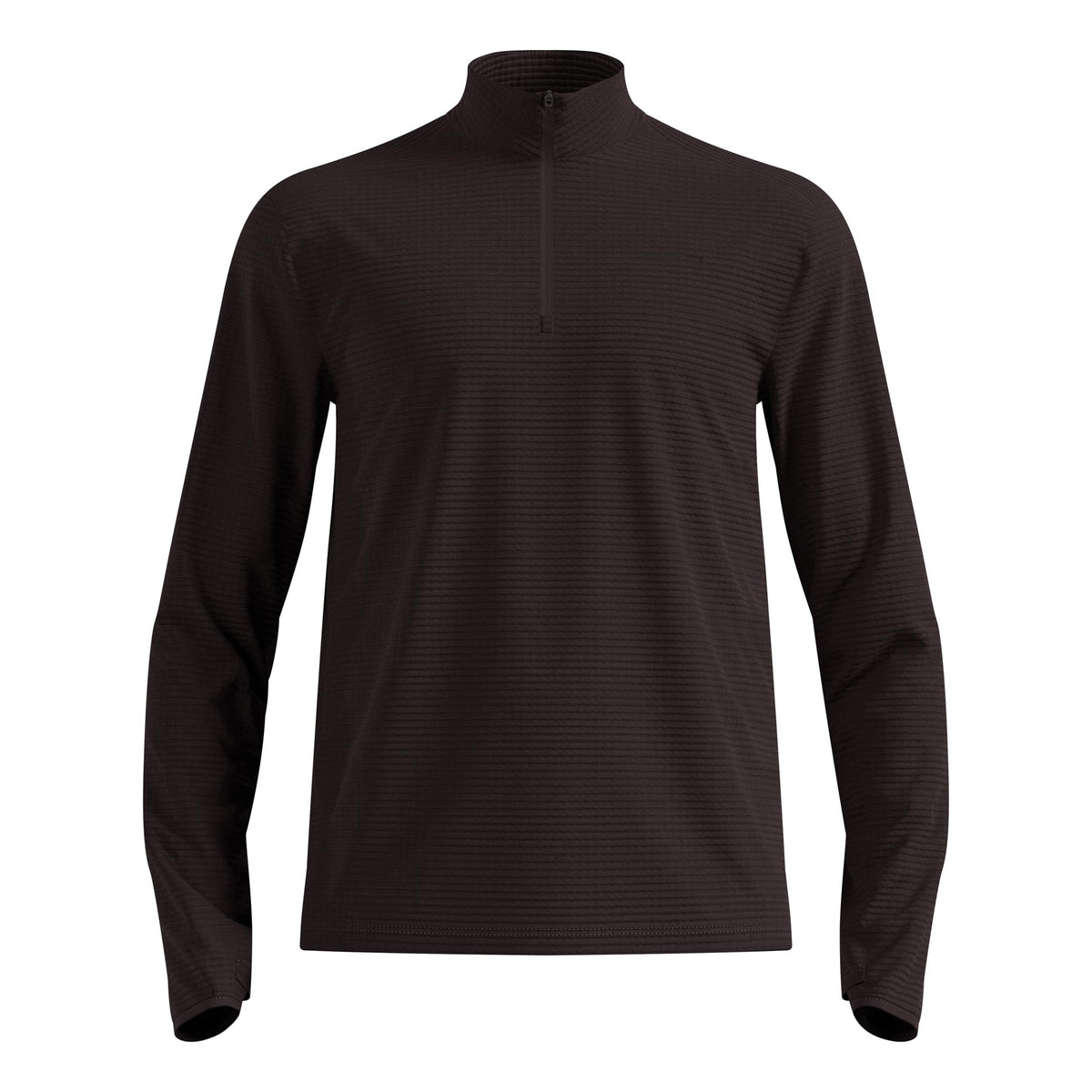 Odlo Essential Thermal Midlayer 1/2 Zip Bežecké tričko Muži - hnědá