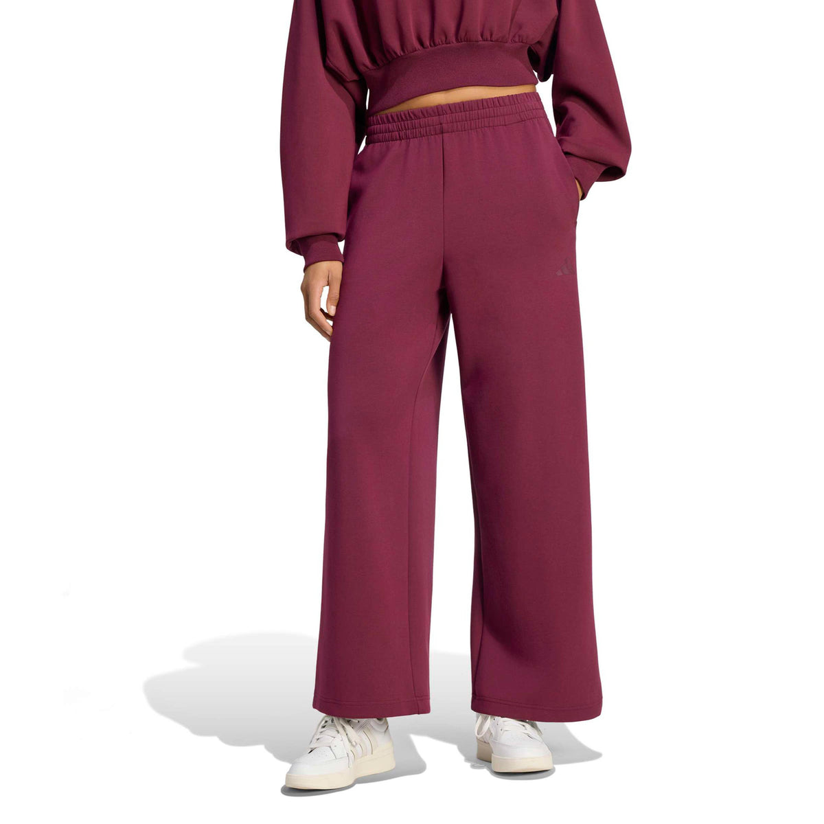 adidas Soft Lux Straight Tréninkové kalhoty Dámy - červené víno