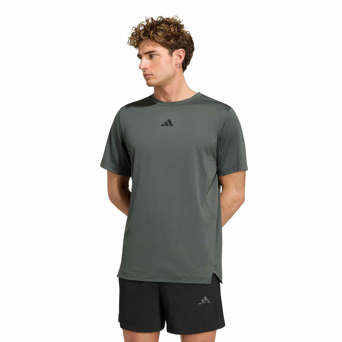 adidas D4T Essentials Tričko Muži - tmavě zelená