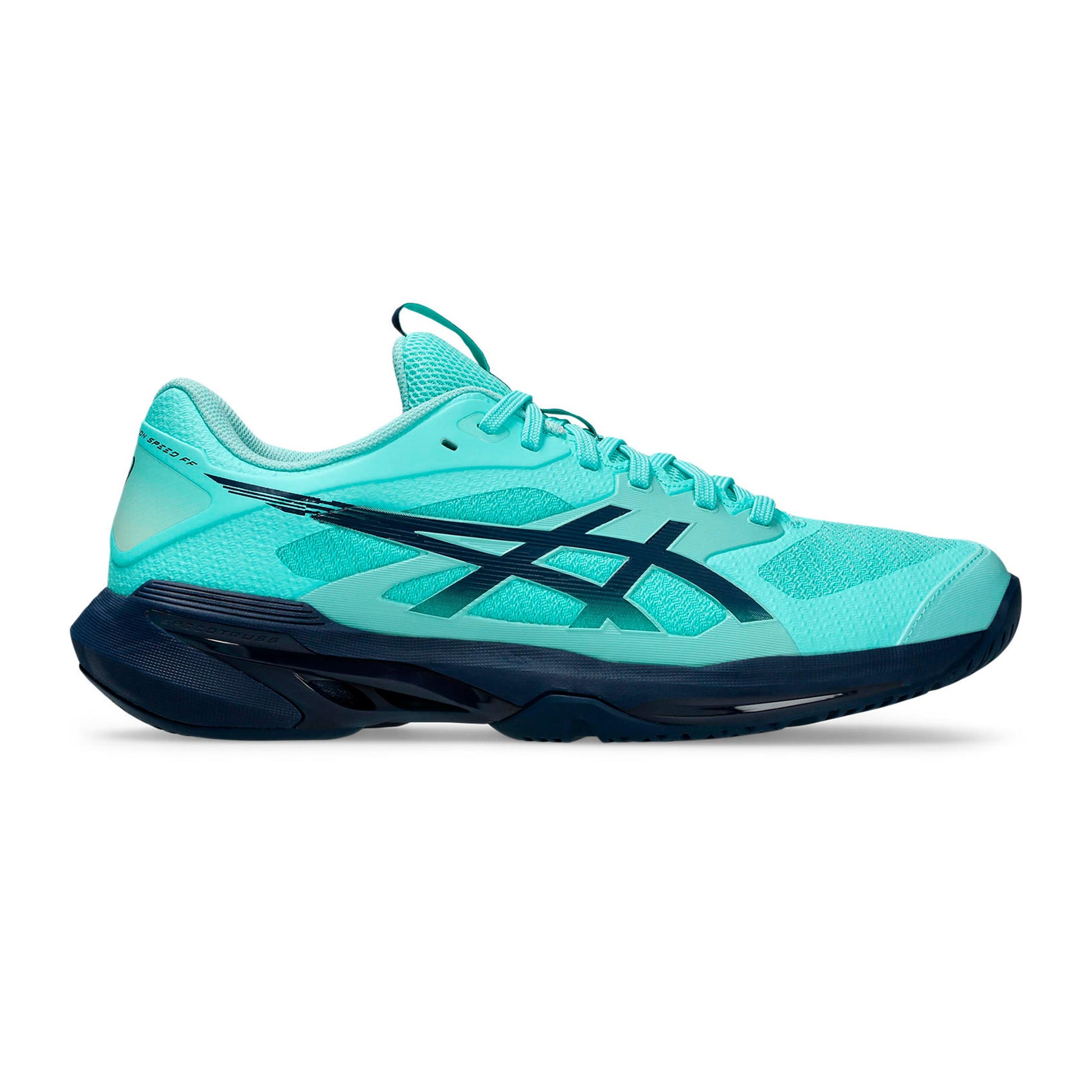 ASICS Solution Speed FF 4 Obuv na všechny povrchy Muži - mätová, tmavě modrá
