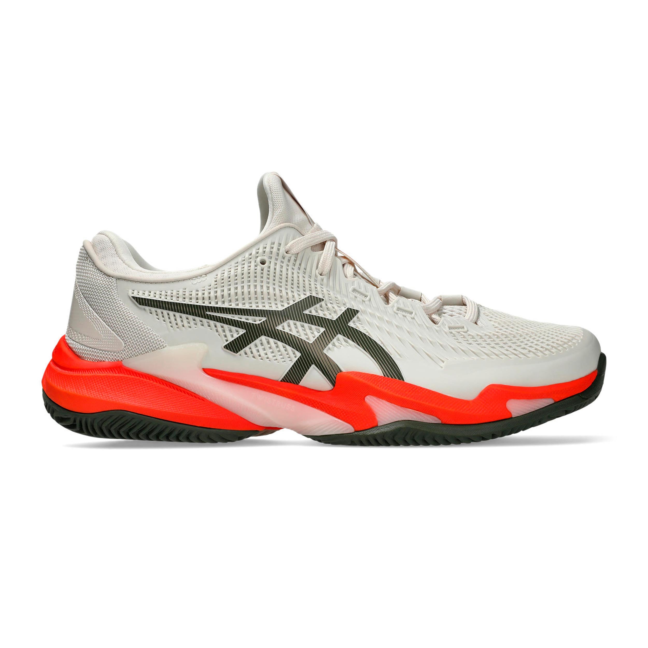 ASICS Court FF 3 Obuv na antuku Muži - krémová, neonově oranžová