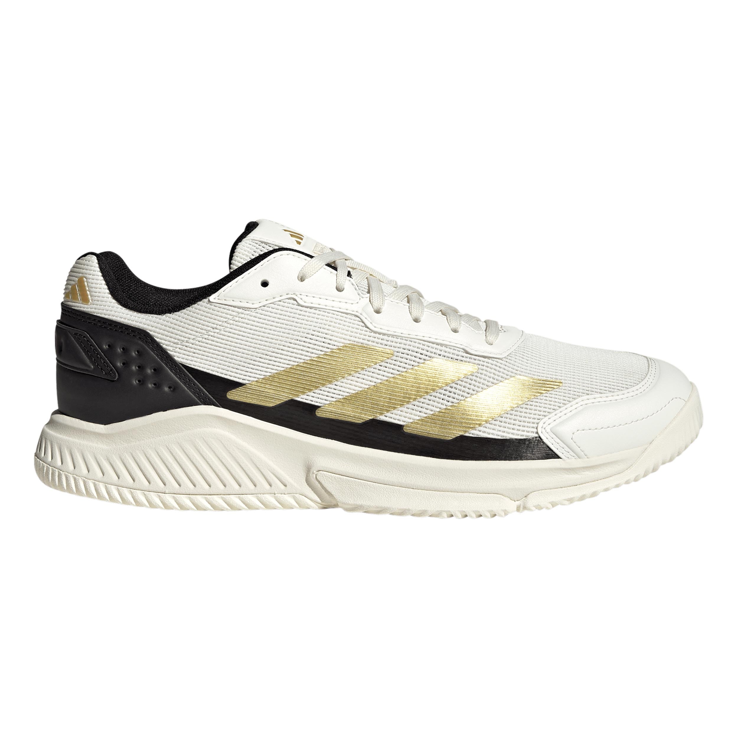 adidas Courtquick Obuv na padel Muži - krémovo-biela, zlatá