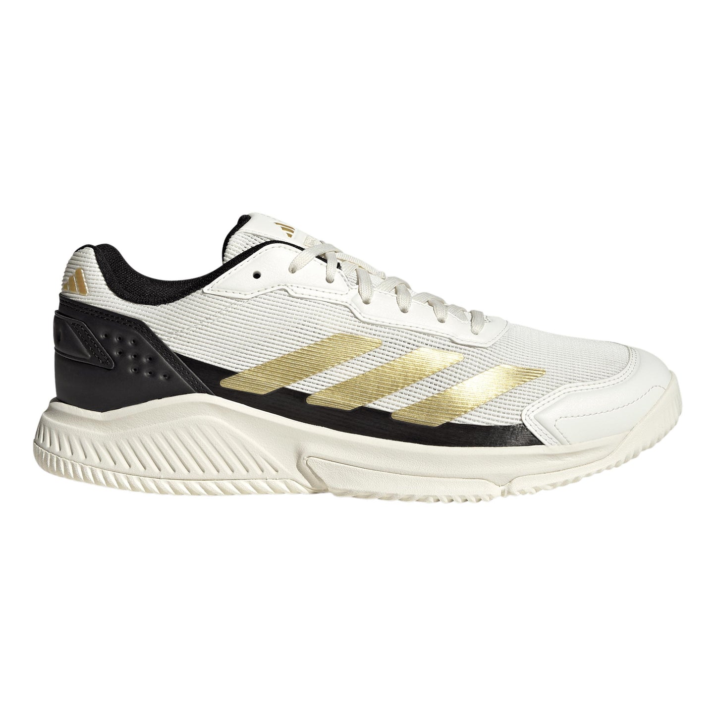 adidas Courtquick Obuv na padel Muži - krémovo-biela, zlatá